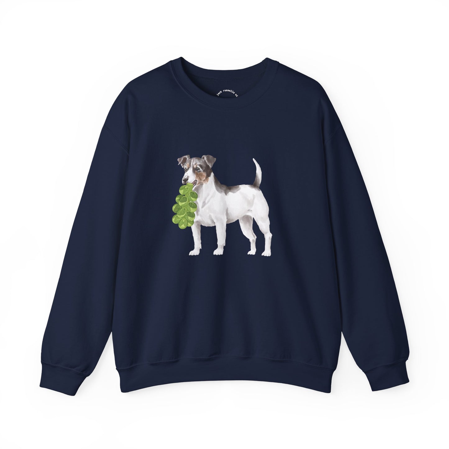 Jack Russell with Brussels RHYMES THYME Sweatshirt