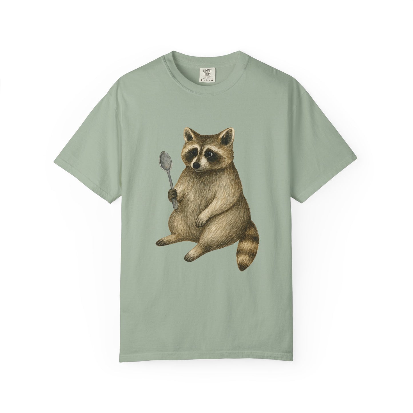 Raccoon with a Spoon RHYMES THYME CC T-Shirt