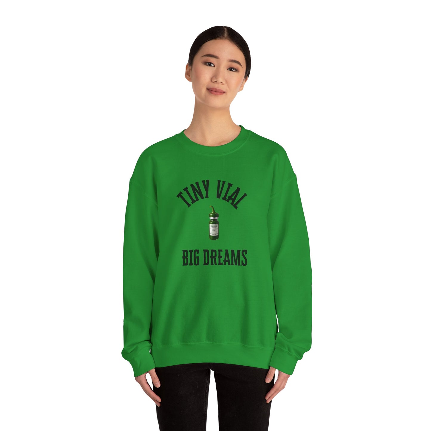 Tiny Vial, Big Dreams Crewneck Sweatshirt