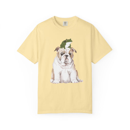 Bull Frog on a Bull Dog RHYMES THYME CC T-Shirt
