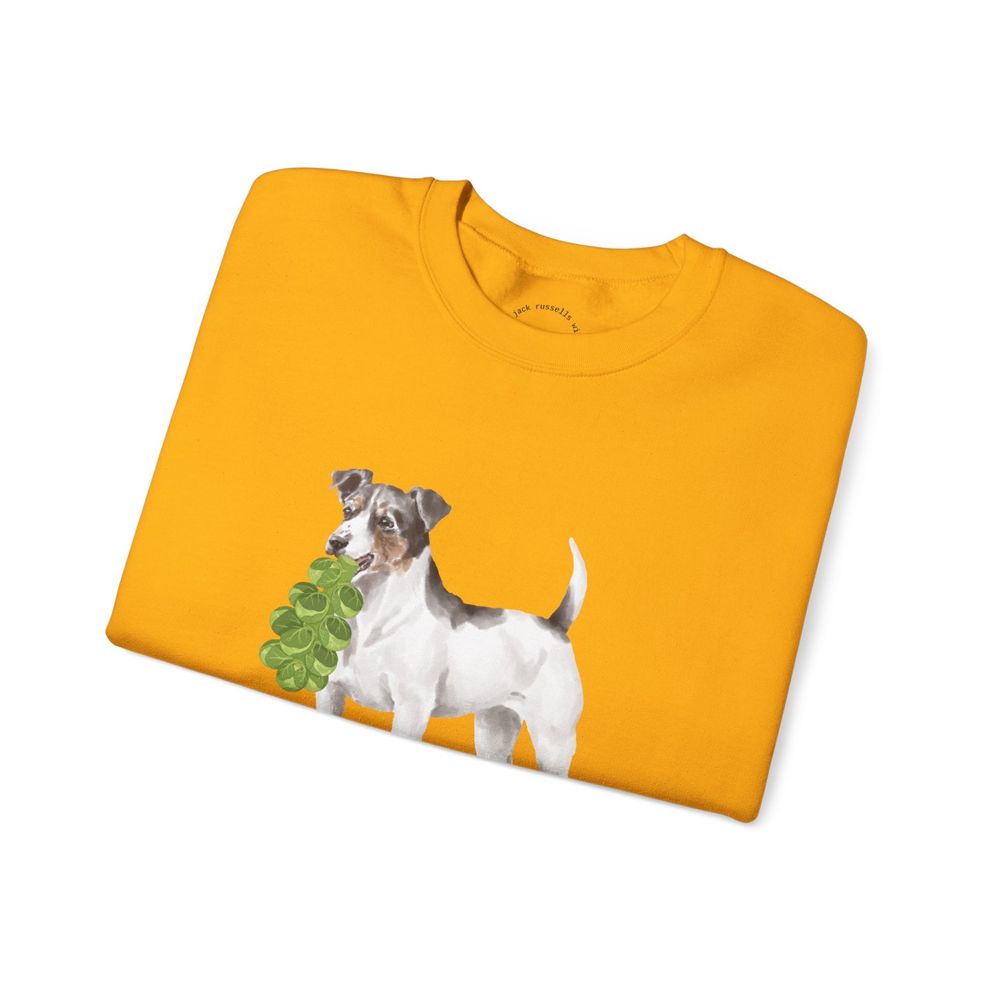 Jack Russell with Brussels RHYMES THYME Sweatshirt