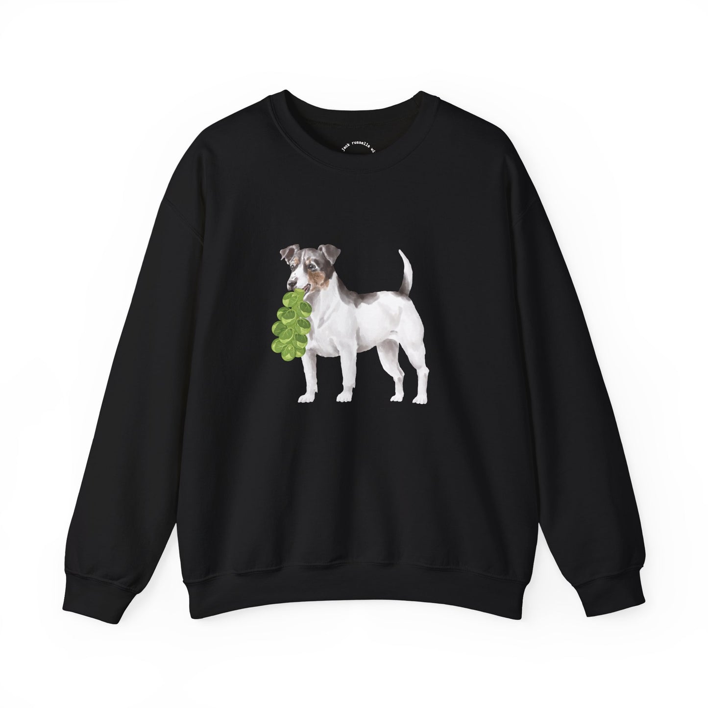 Jack Russell with Brussels RHYMES THYME Sweatshirt