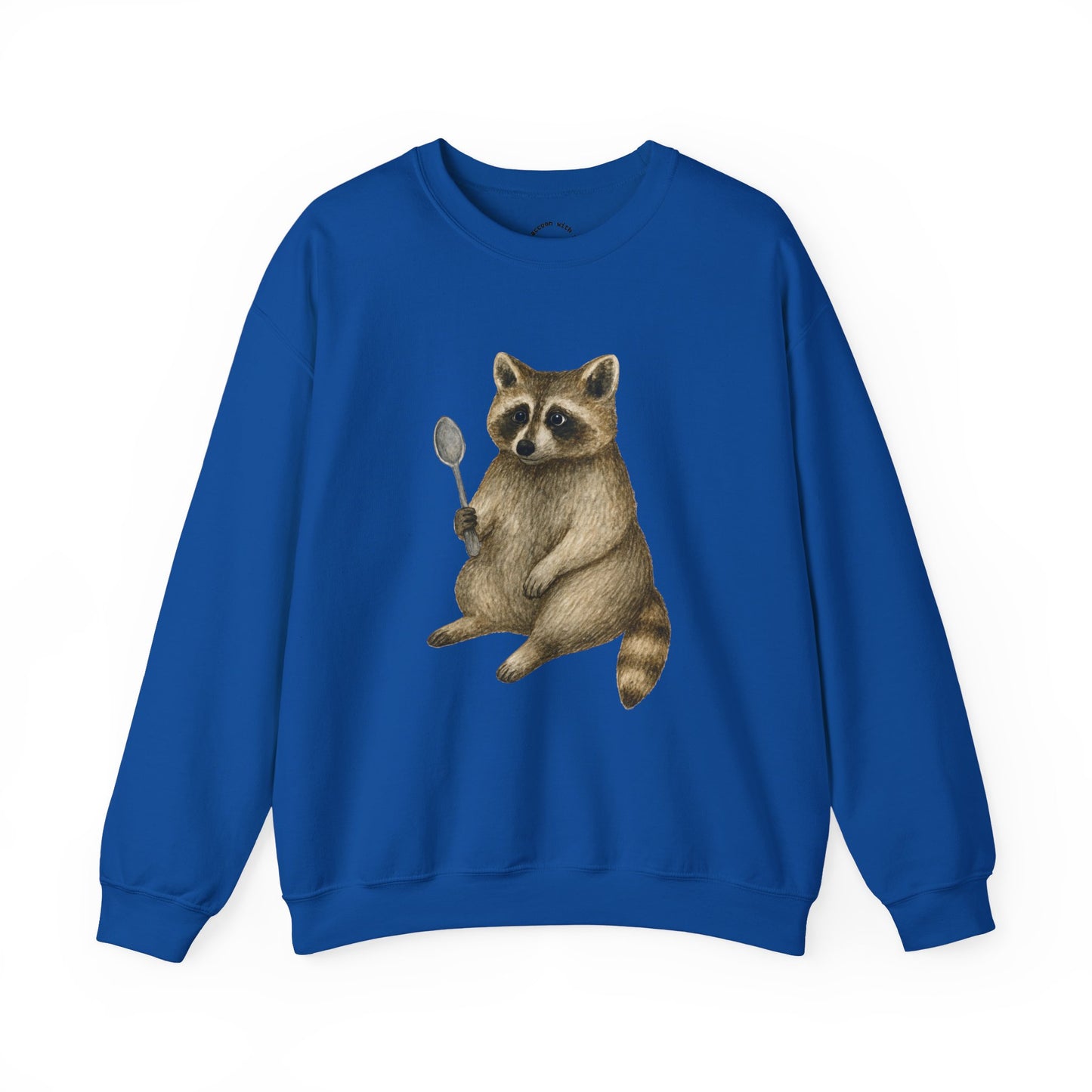 Raccoon with a Spoon RHYMES THYME Sweatshirt