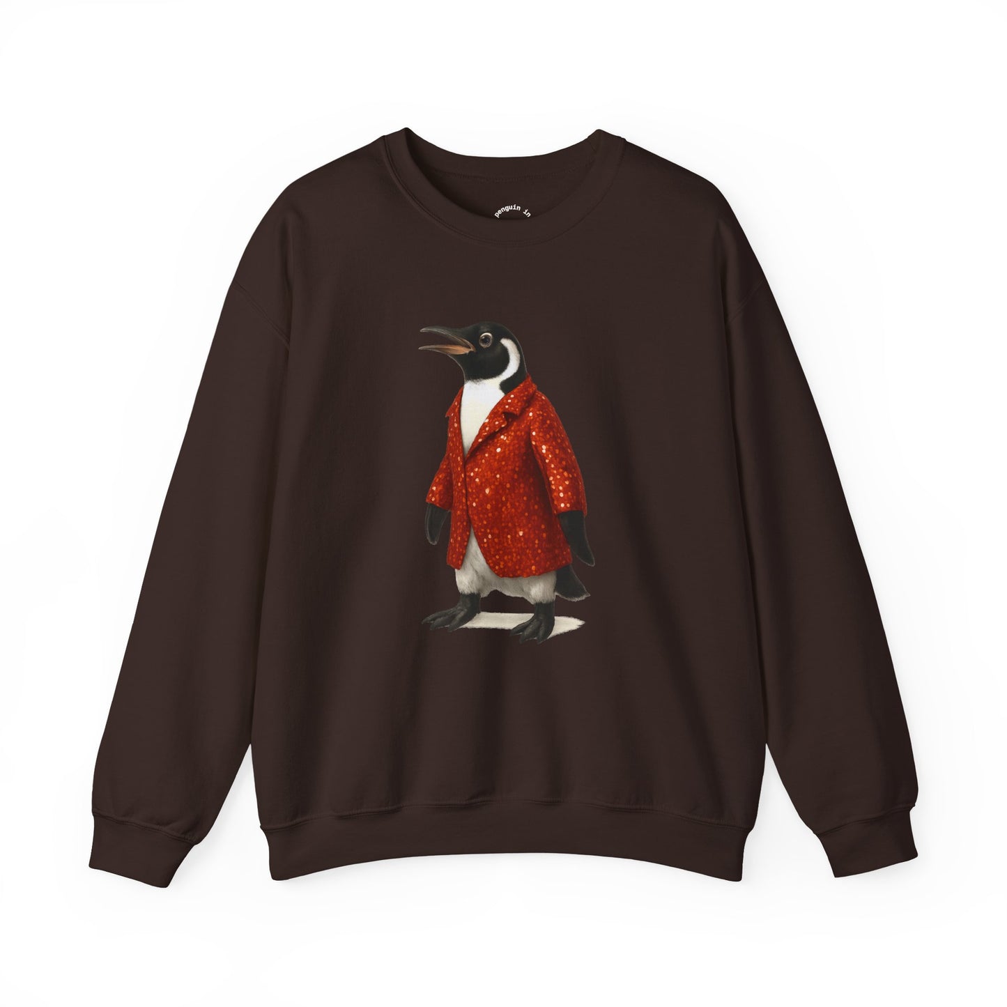 Penguin in Sequins RHYMES THYME Sweatshirt