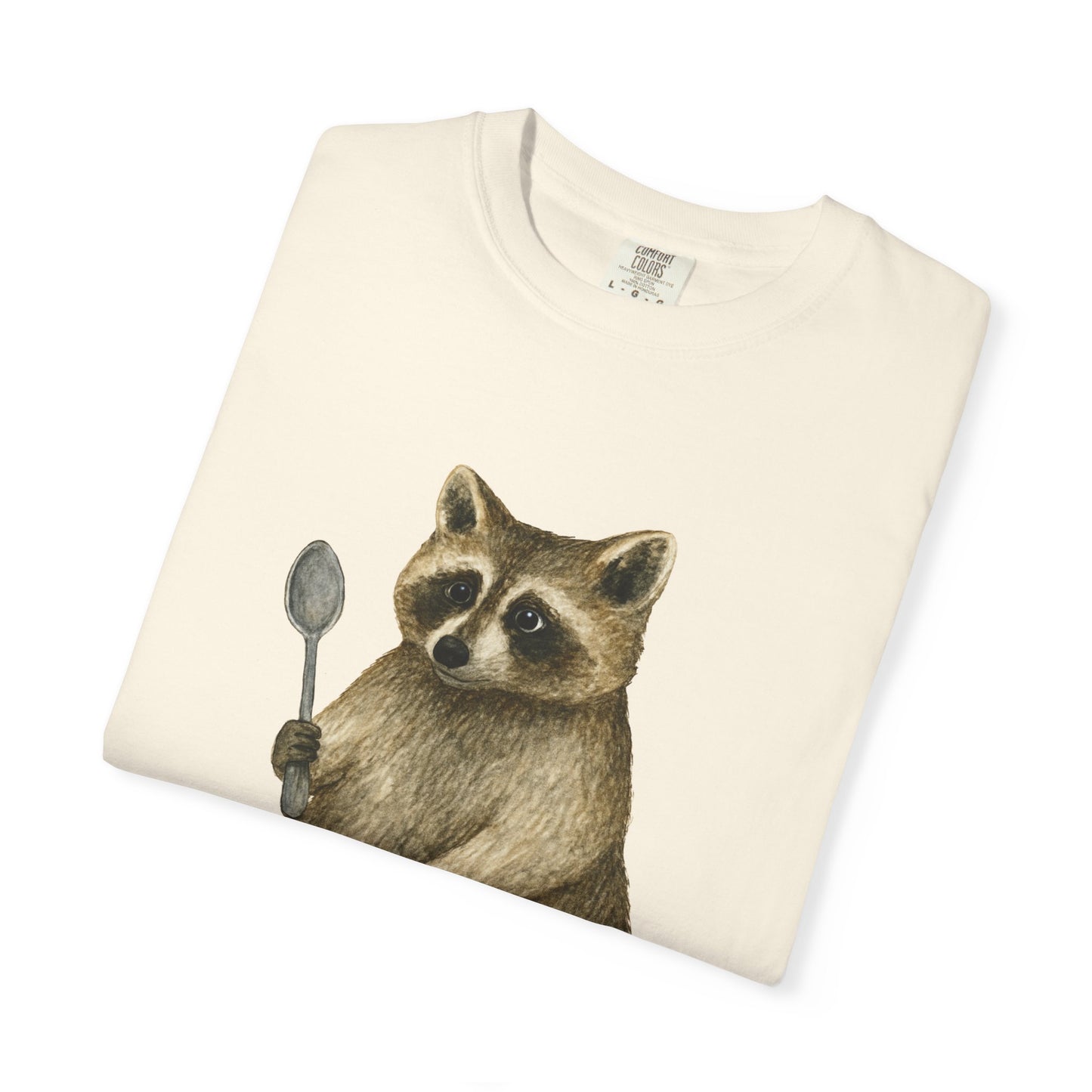 Raccoon with a Spoon RHYMES THYME CC T-Shirt