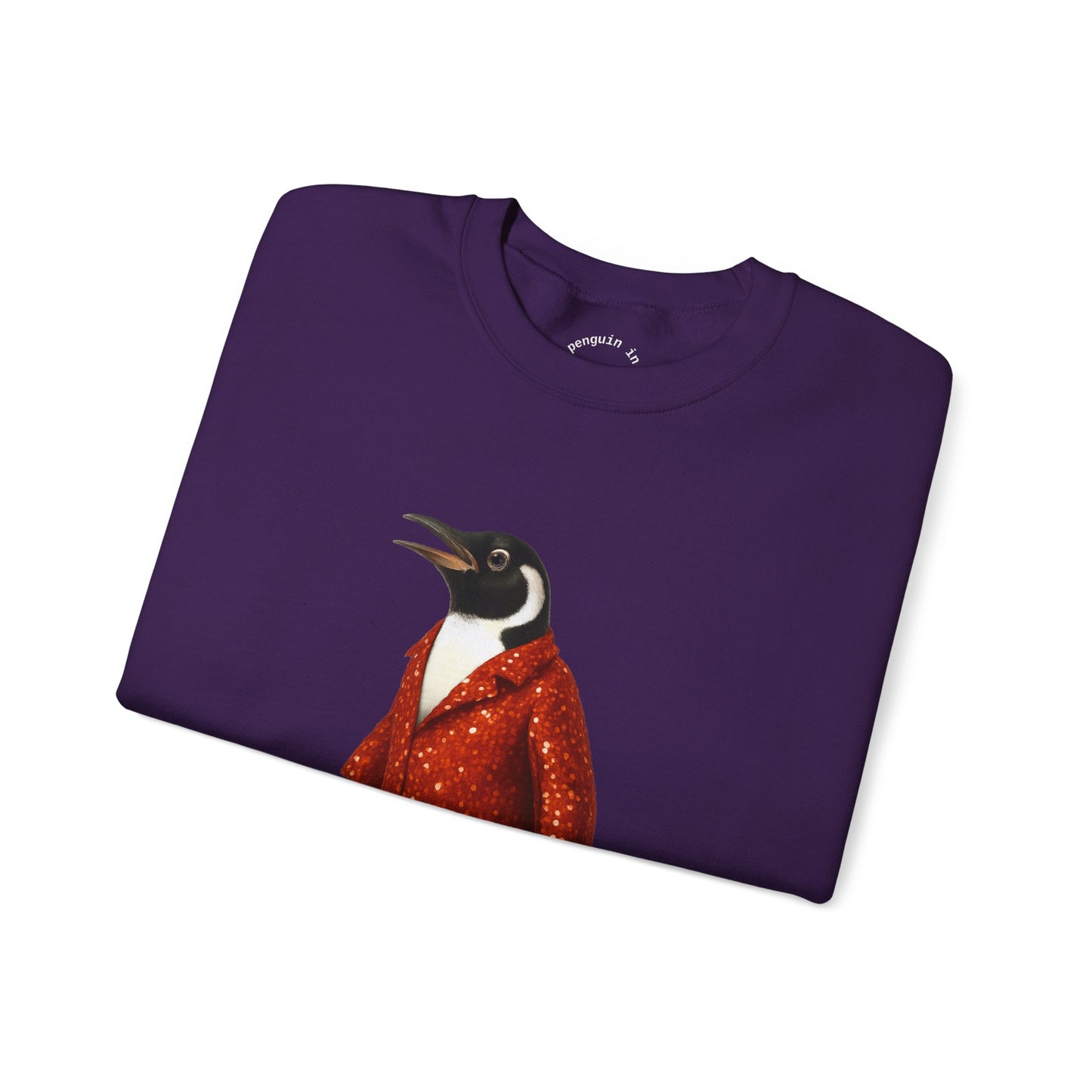 Penguin in Sequins RHYMES THYME Sweatshirt