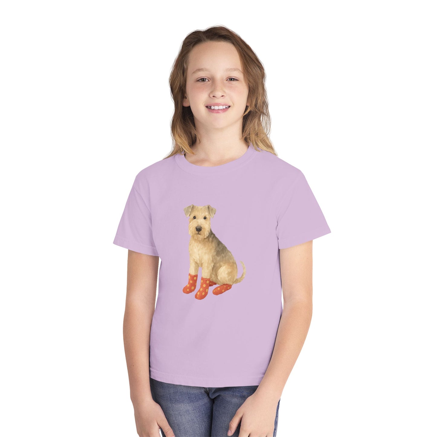 Wire Fox in Socks RHYMES THYME Youth Tee