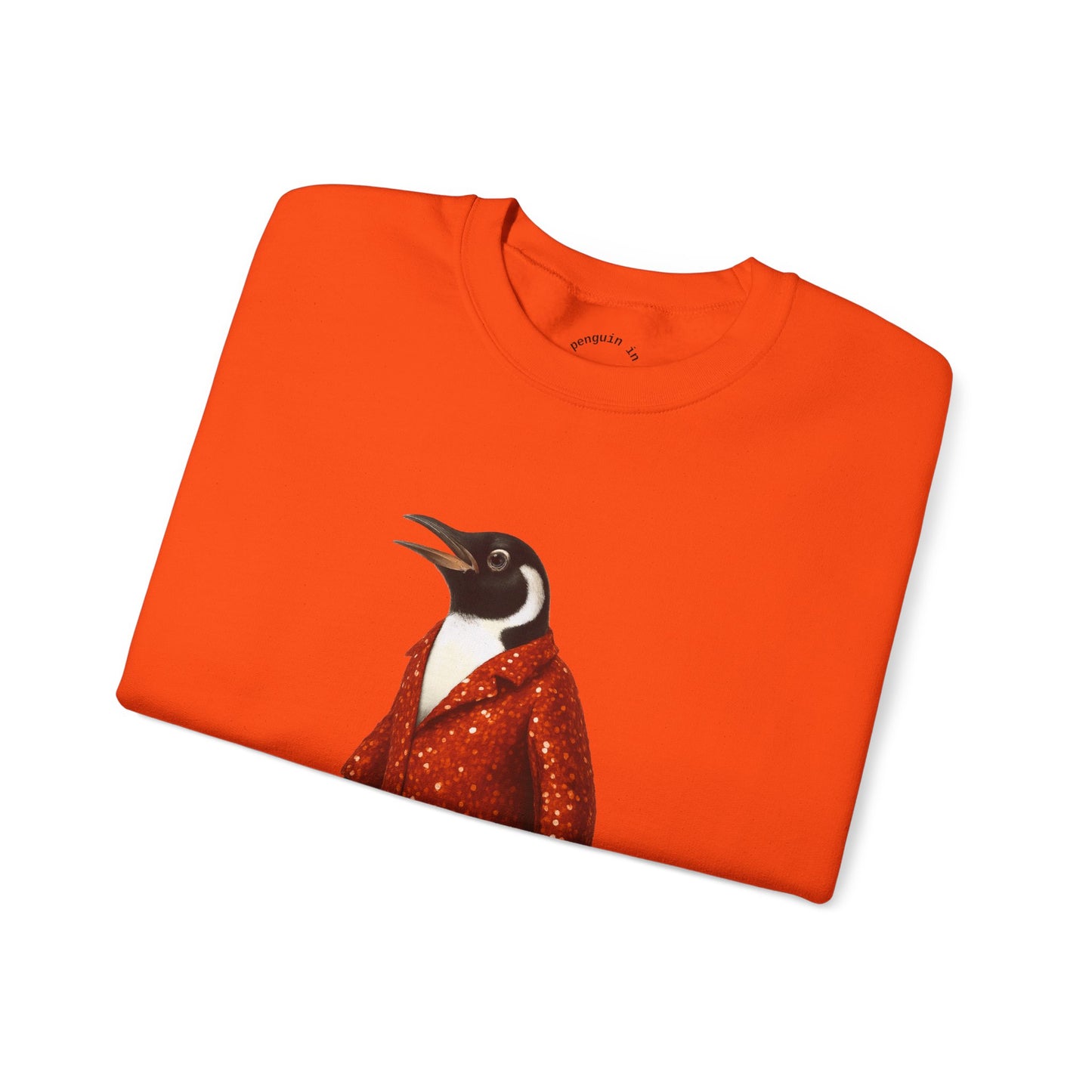Penguin in Sequins RHYMES THYME Sweatshirt