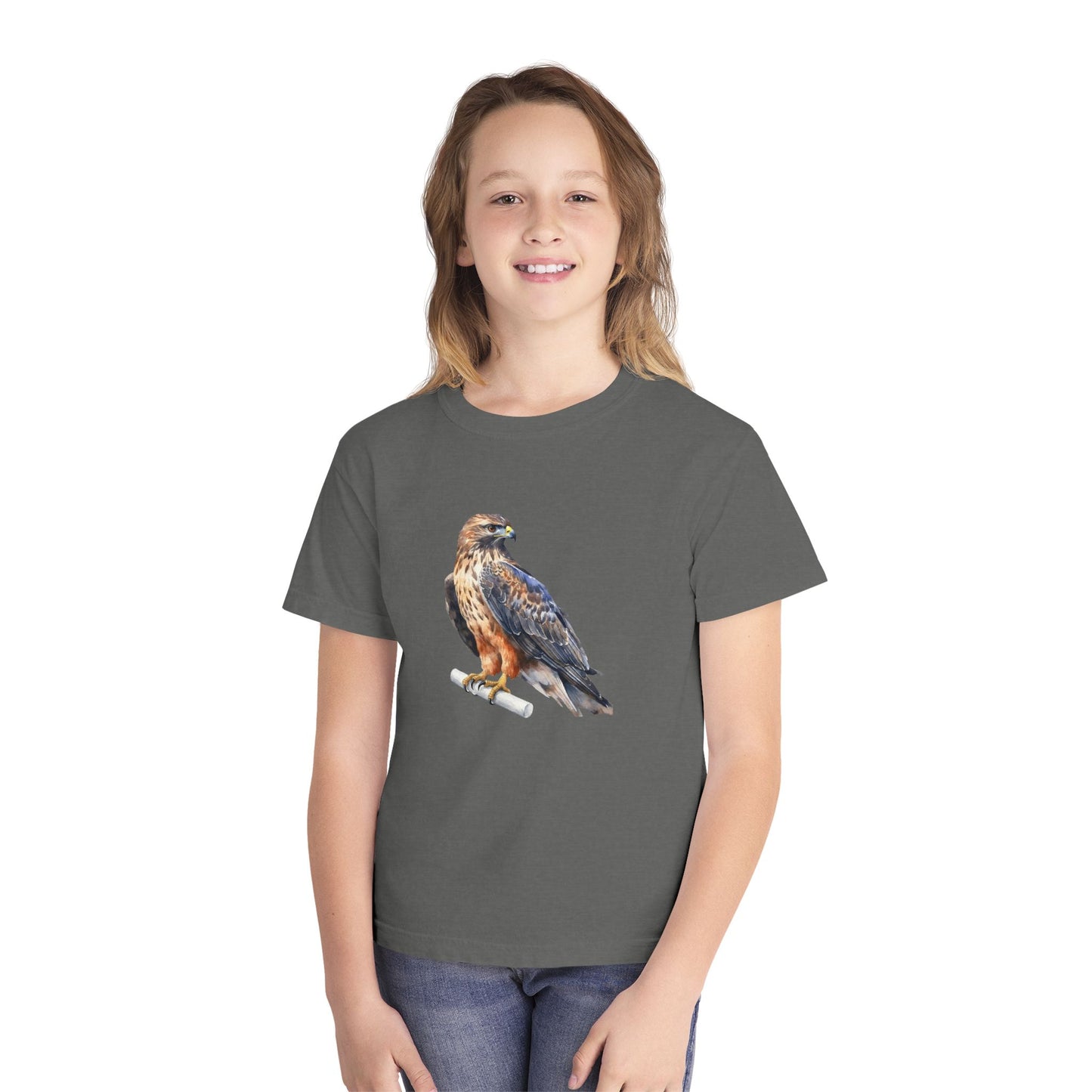 Hawk with Chalk  RHYMES THYME CC Youth T-Shirt