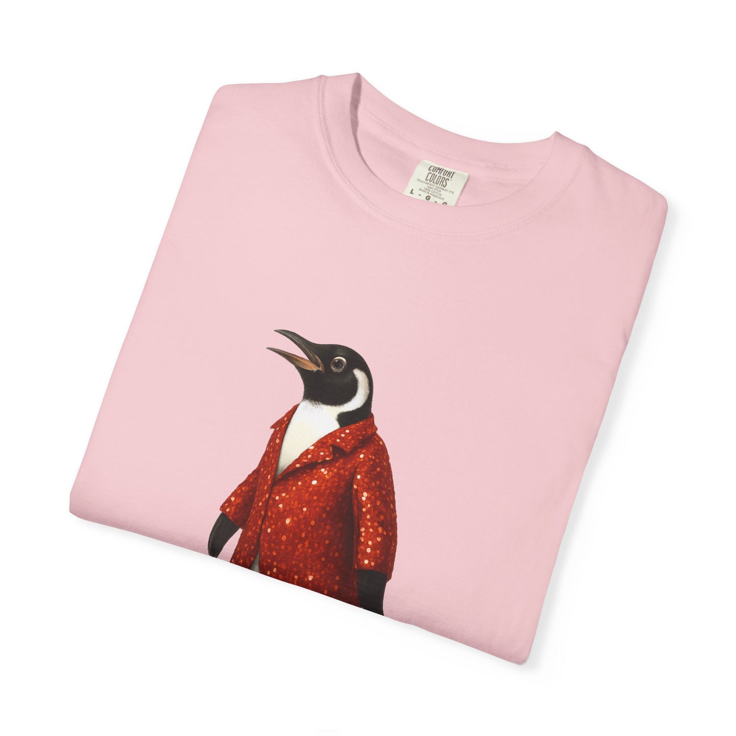 Penguin in Sequins RHYMES THYME CC T-Shirt