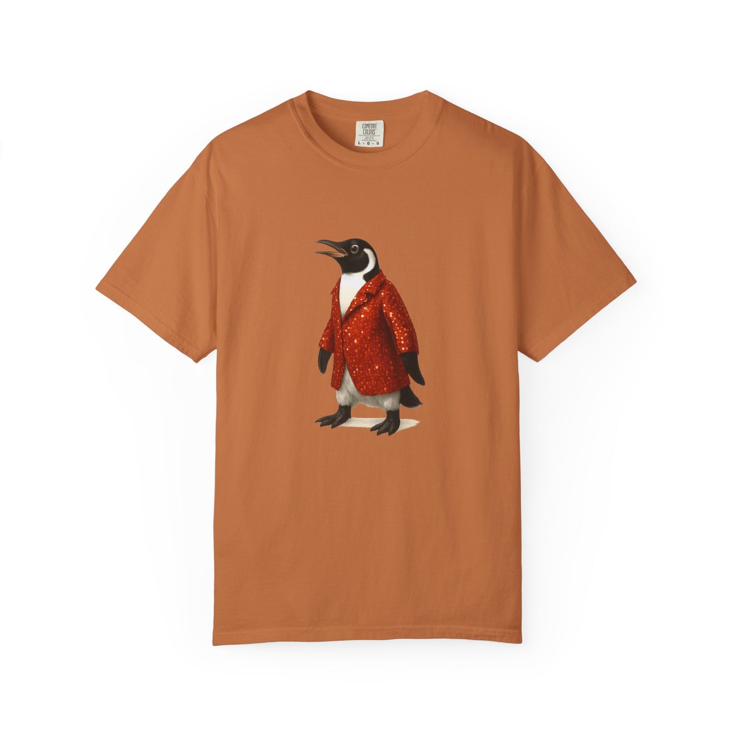 Penguin in Sequins RHYMES THYME CC T-Shirt
