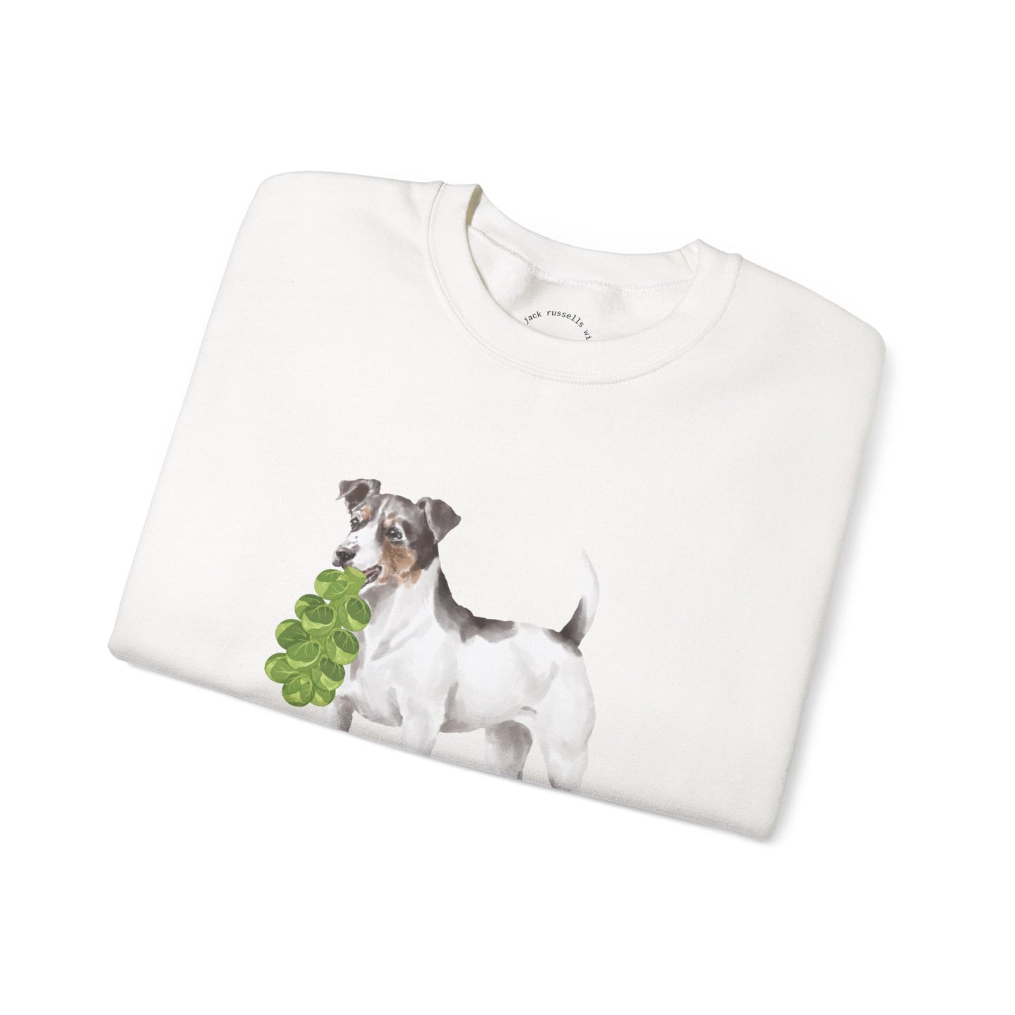 Jack Russell with Brussels RHYMES THYME Sweatshirt