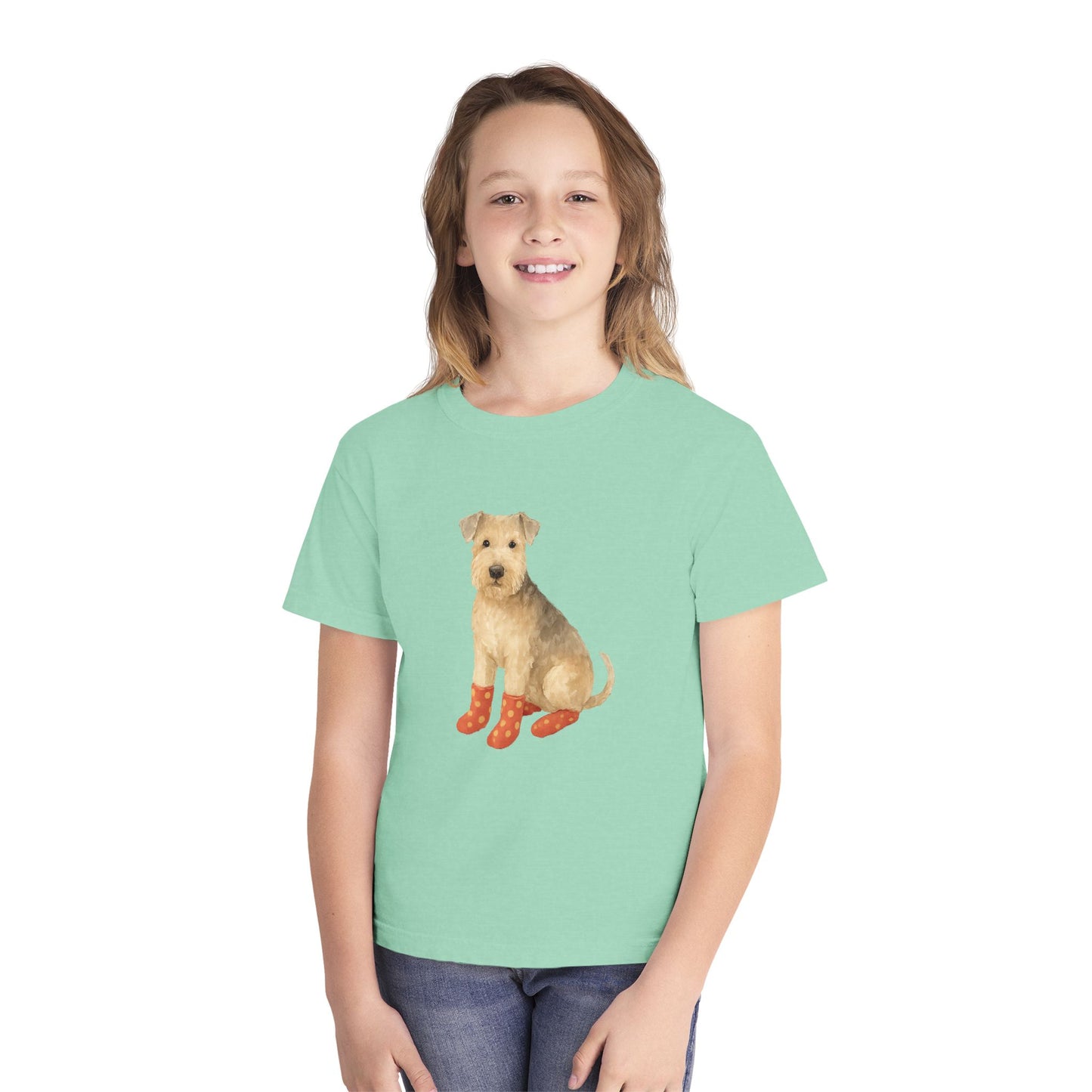 Wire Fox in Socks RHYMES THYME Youth Tee