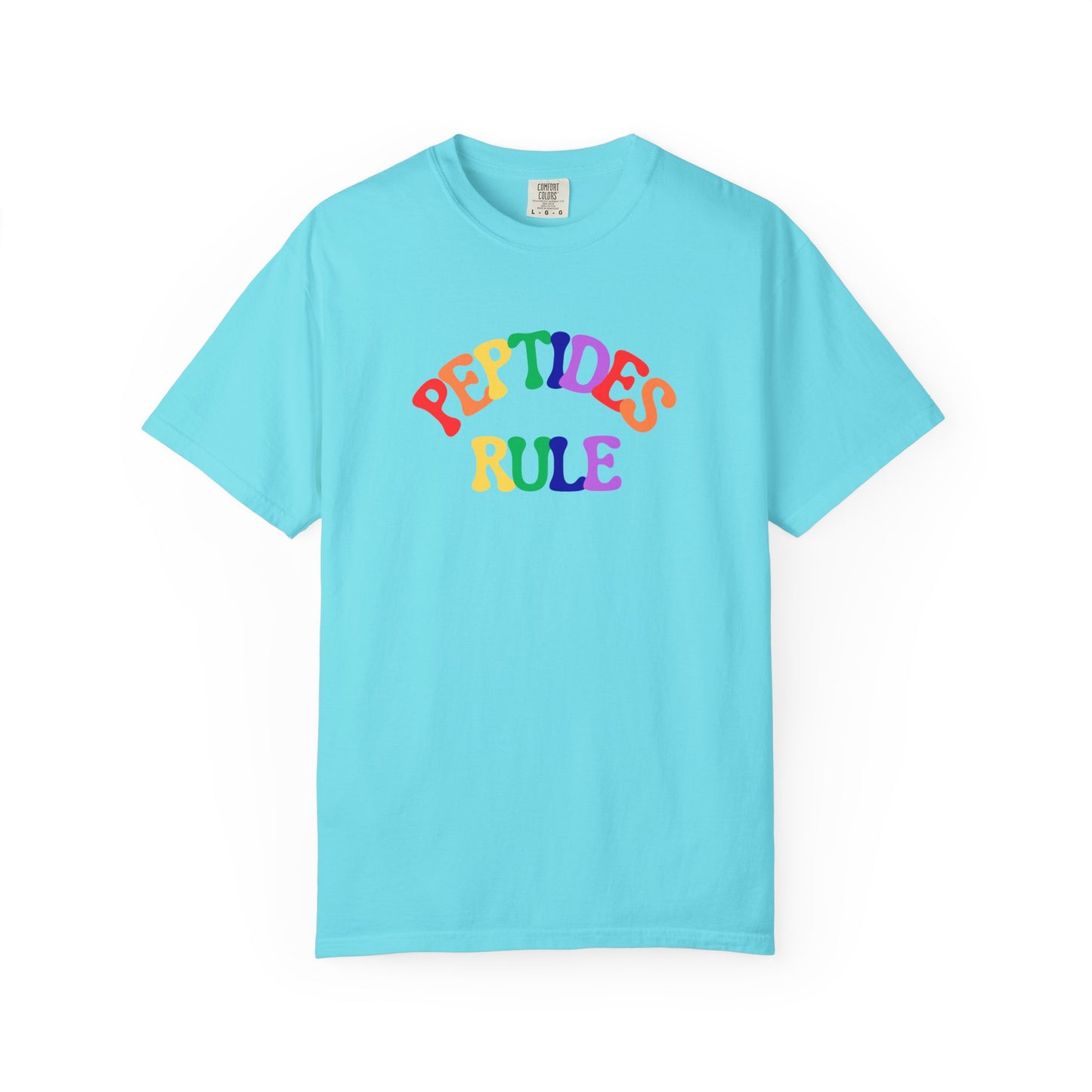 Peptides Rule T-Shirt — Colorful Retro T-Shirt