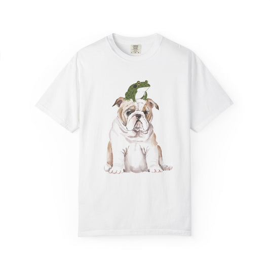 Bull Frog on a Bull Dog RHYMES THYME CC T-Shirt