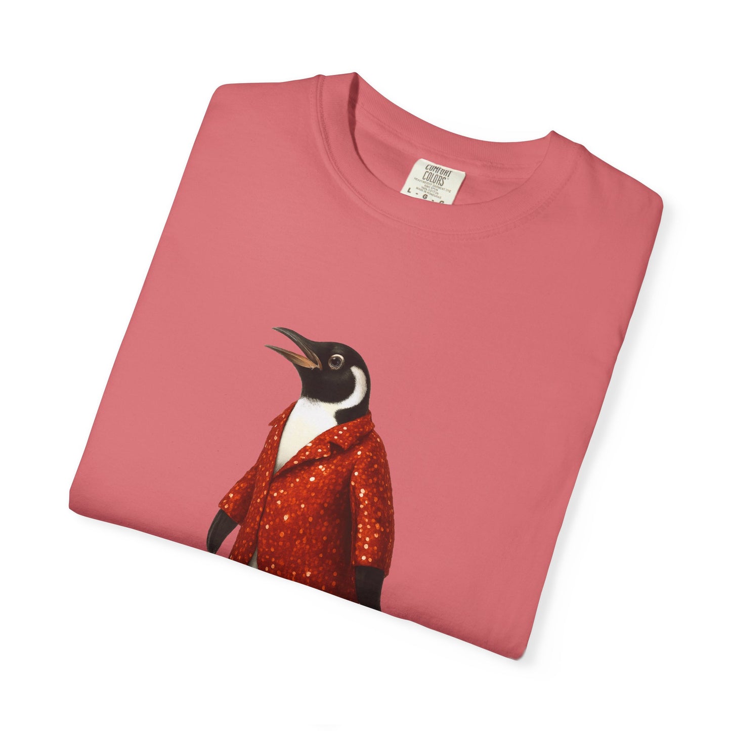 Penguin in Sequins RHYMES THYME CC T-Shirt
