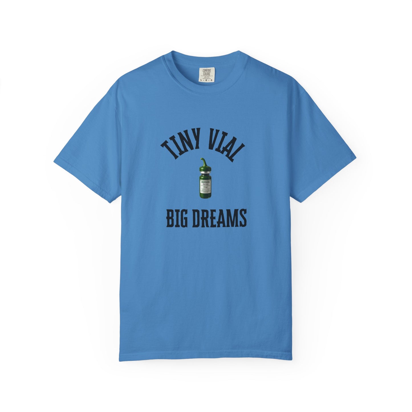 Tiny Vial, Big Dreams Peptides T-shirt
