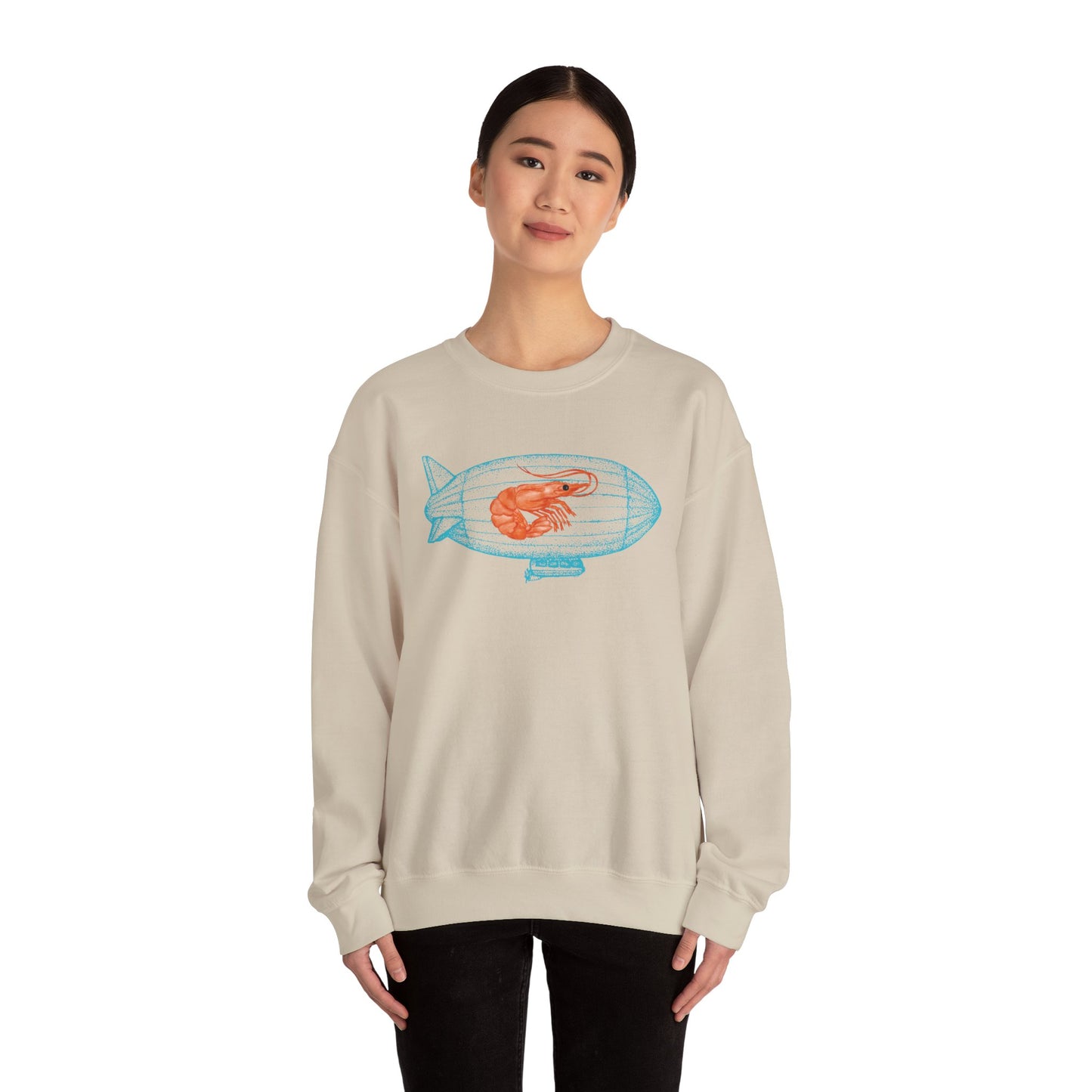 Shrimp on a Blimp RHYMES THYME Sweatshirt