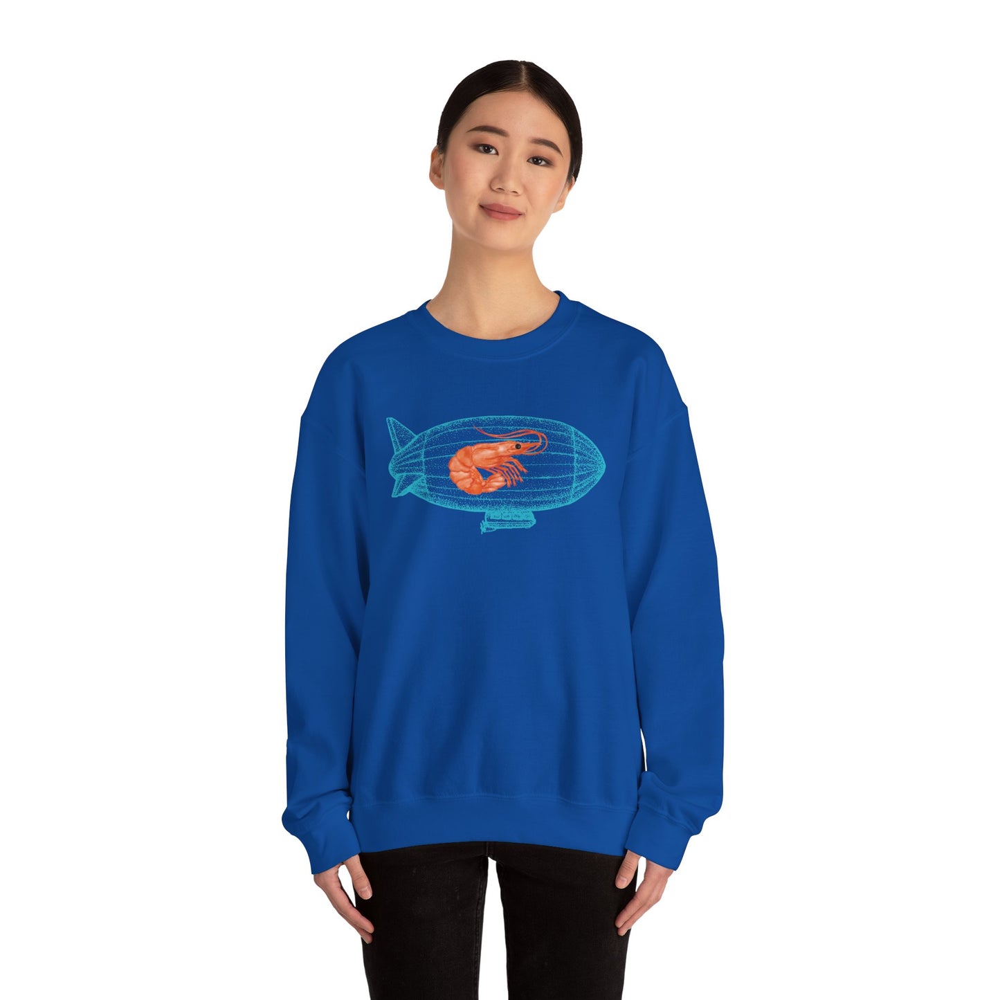 Shrimp on a Blimp RHYMES THYME Sweatshirt