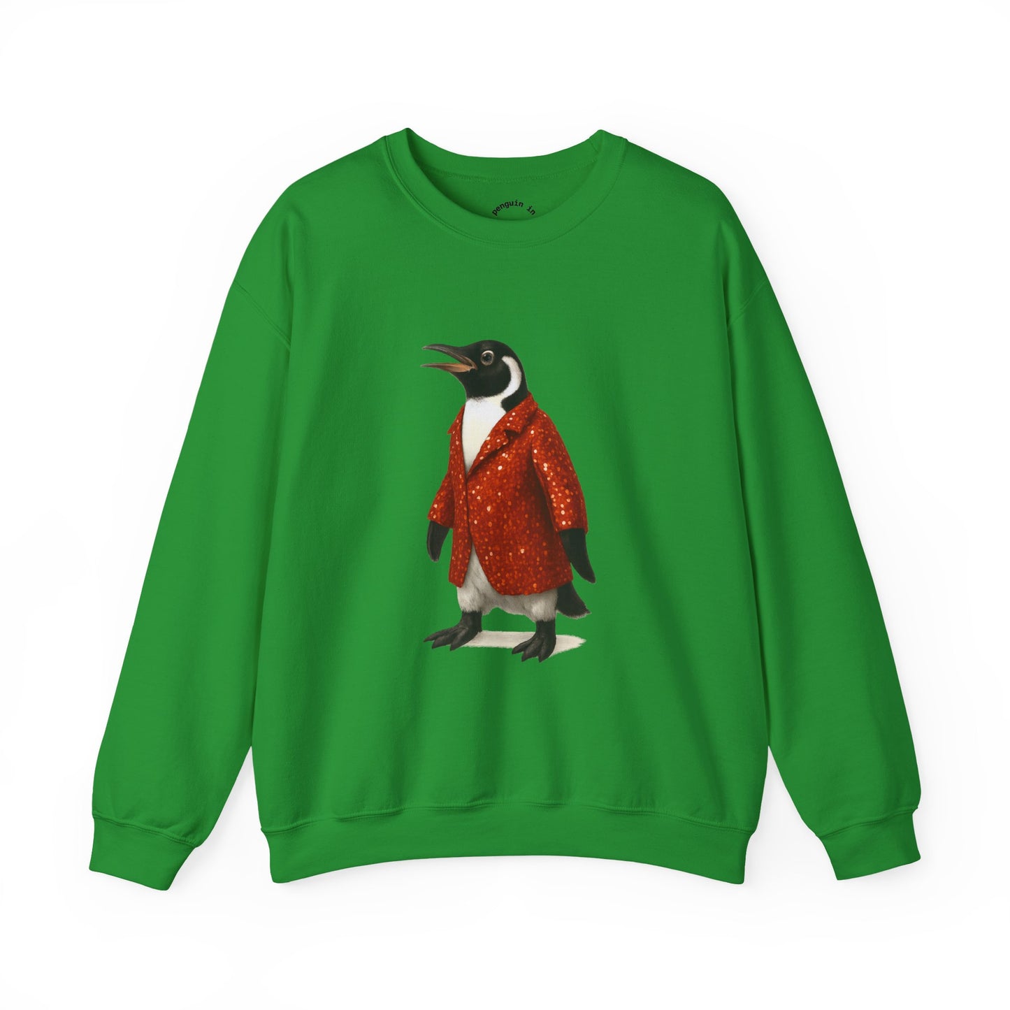 Penguin in Sequins RHYMES THYME Sweatshirt