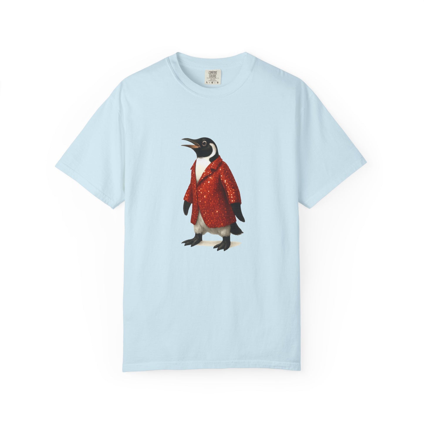 Penguin in Sequins RHYMES THYME CC T-Shirt
