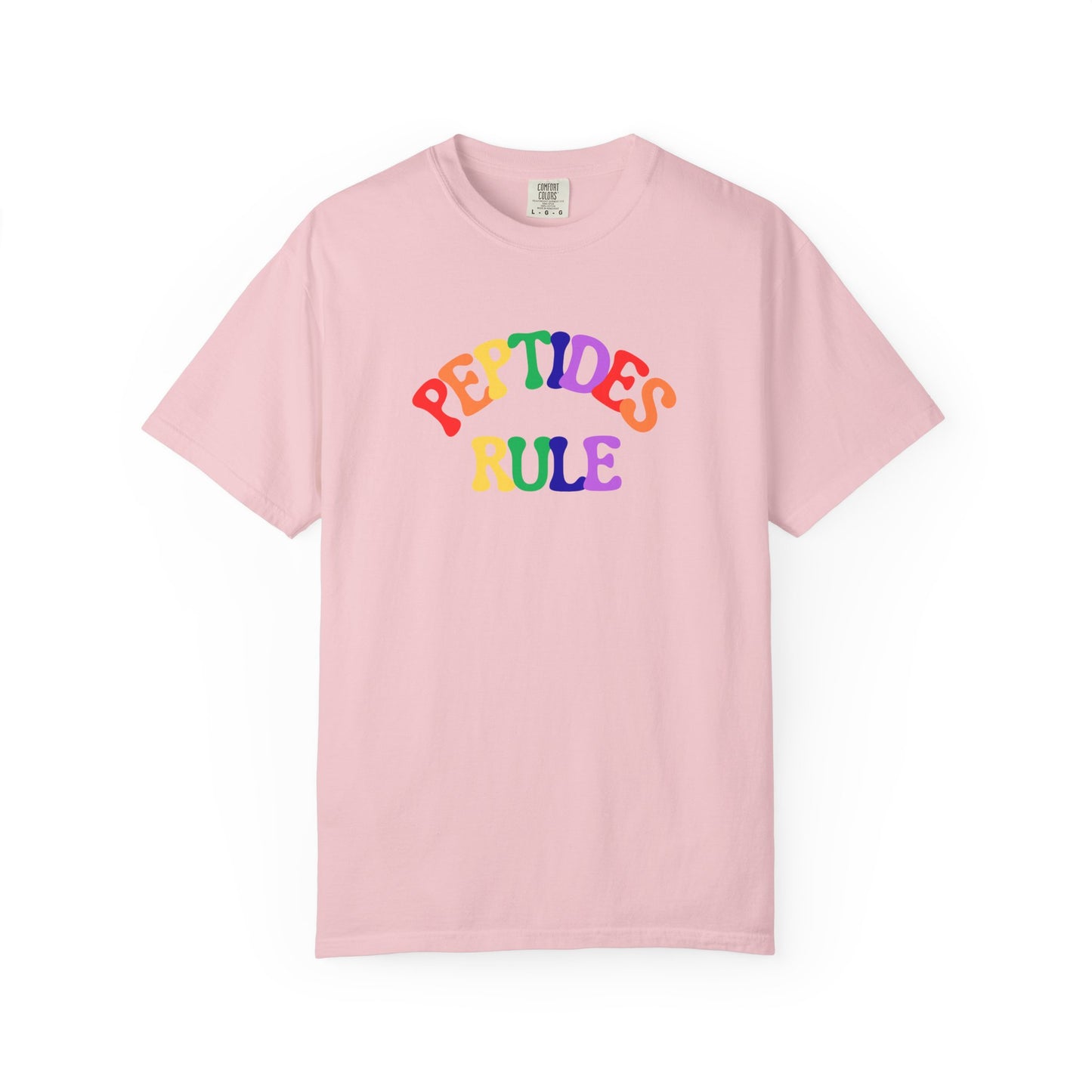 Peptides Rule T-Shirt — Colorful Retro T-Shirt