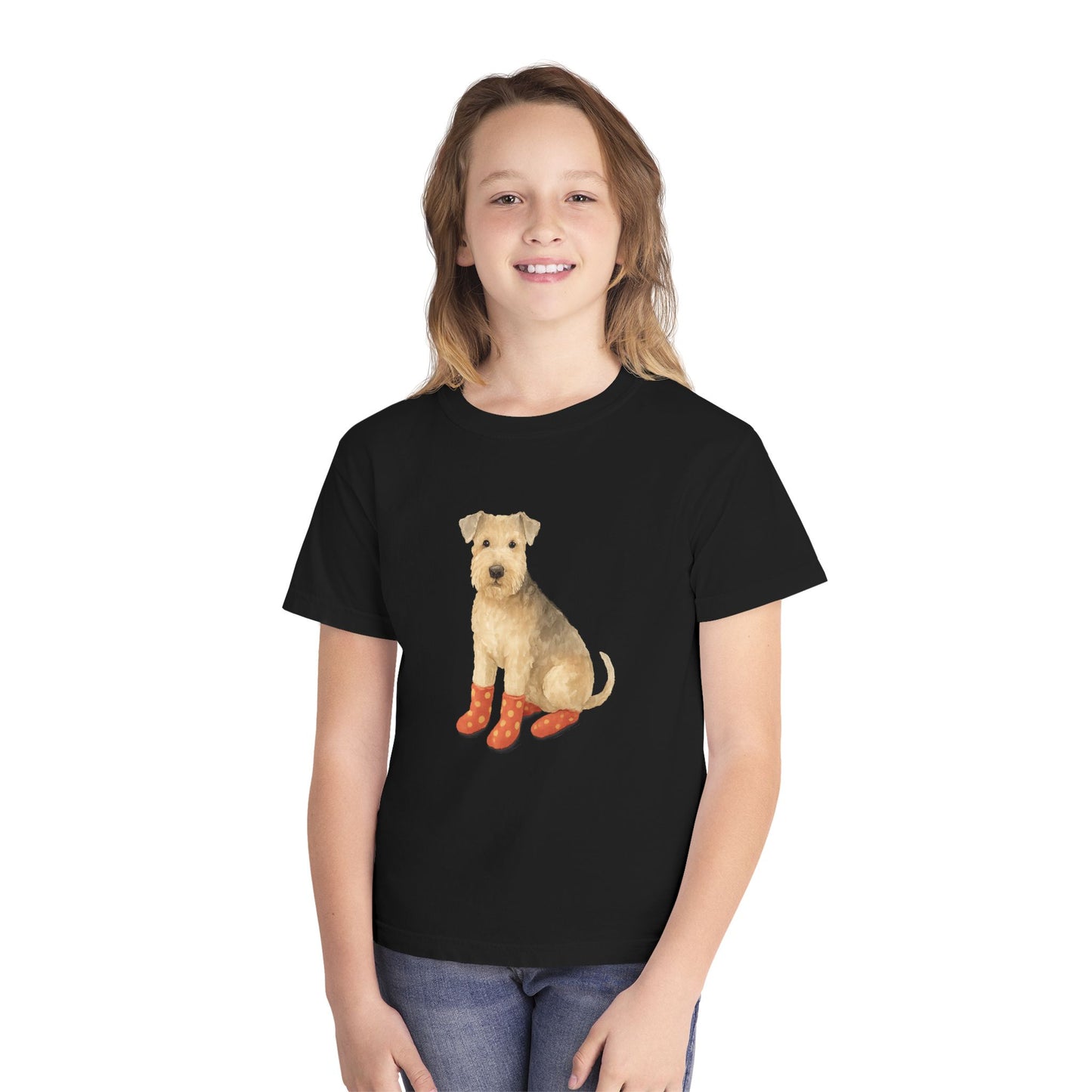 Wire Fox in Socks RHYMES THYME Youth Tee
