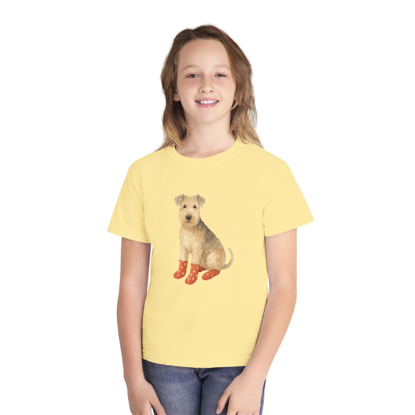 Wire Fox in Socks RHYMES THYME Youth Tee