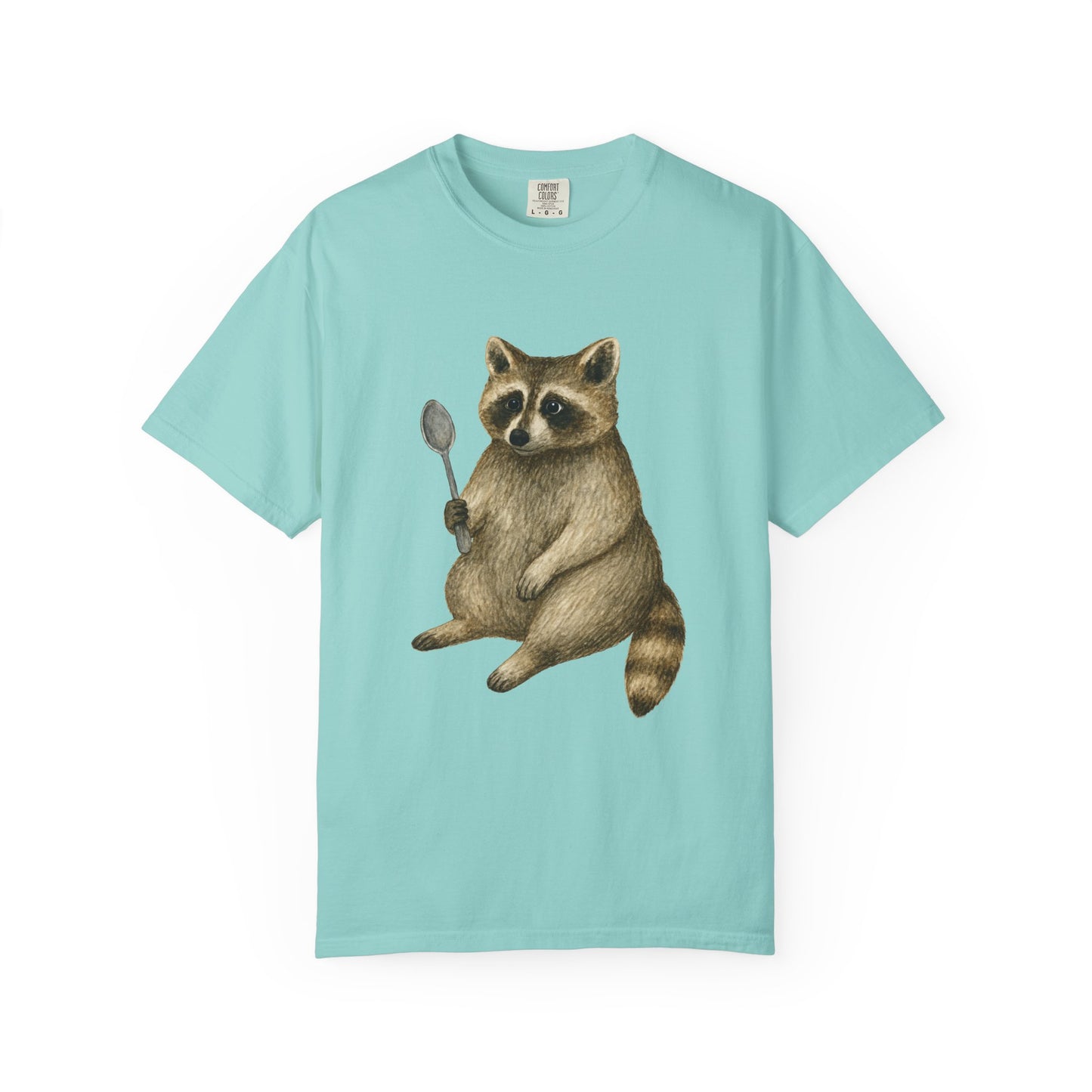 Raccoon with a Spoon RHYMES THYME CC T-Shirt