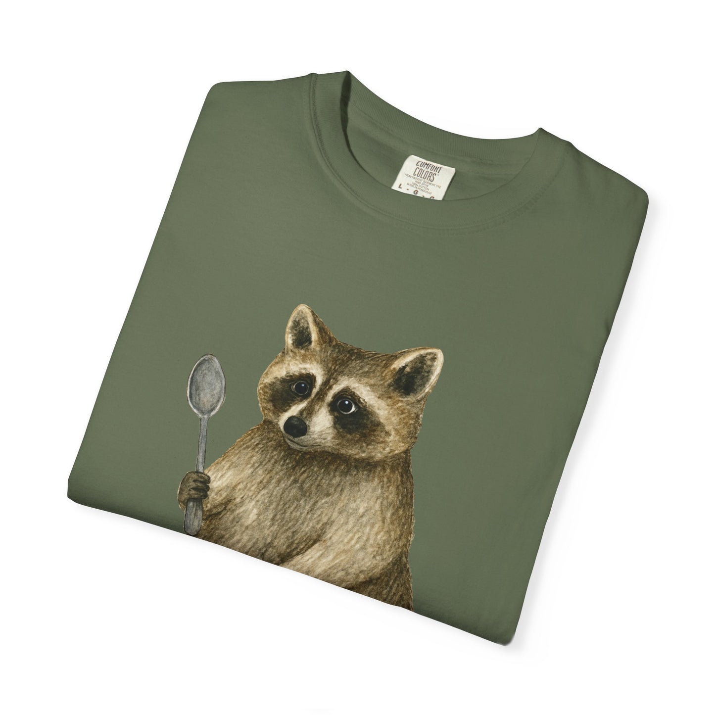 Raccoon with a Spoon RHYMES THYME CC T-Shirt
