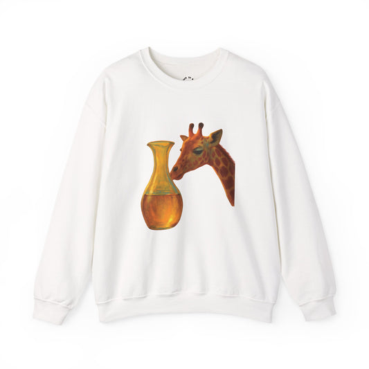 Giraffe and a Carafe RHYMES THYME Sweatshirt