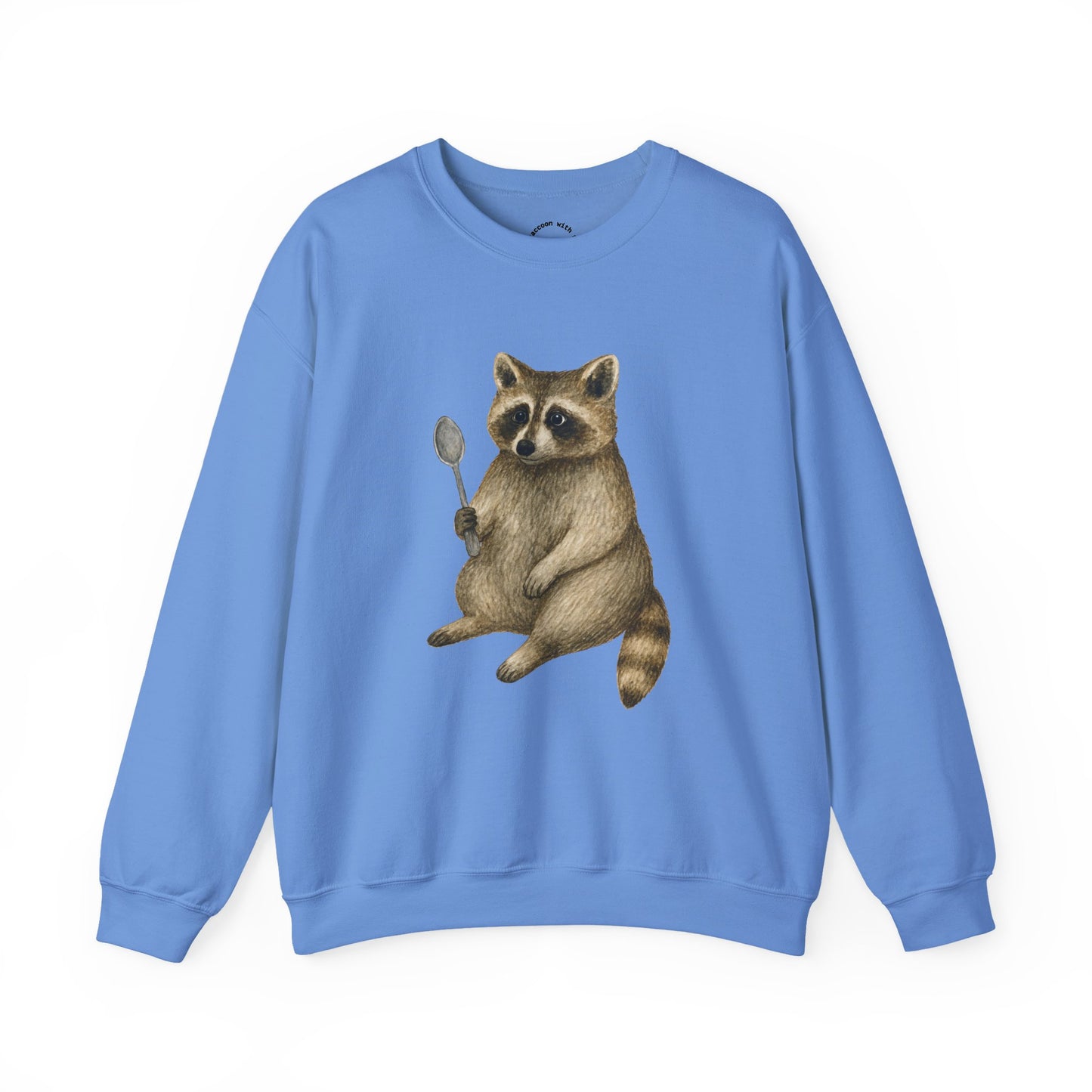 Raccoon with a Spoon RHYMES THYME Sweatshirt