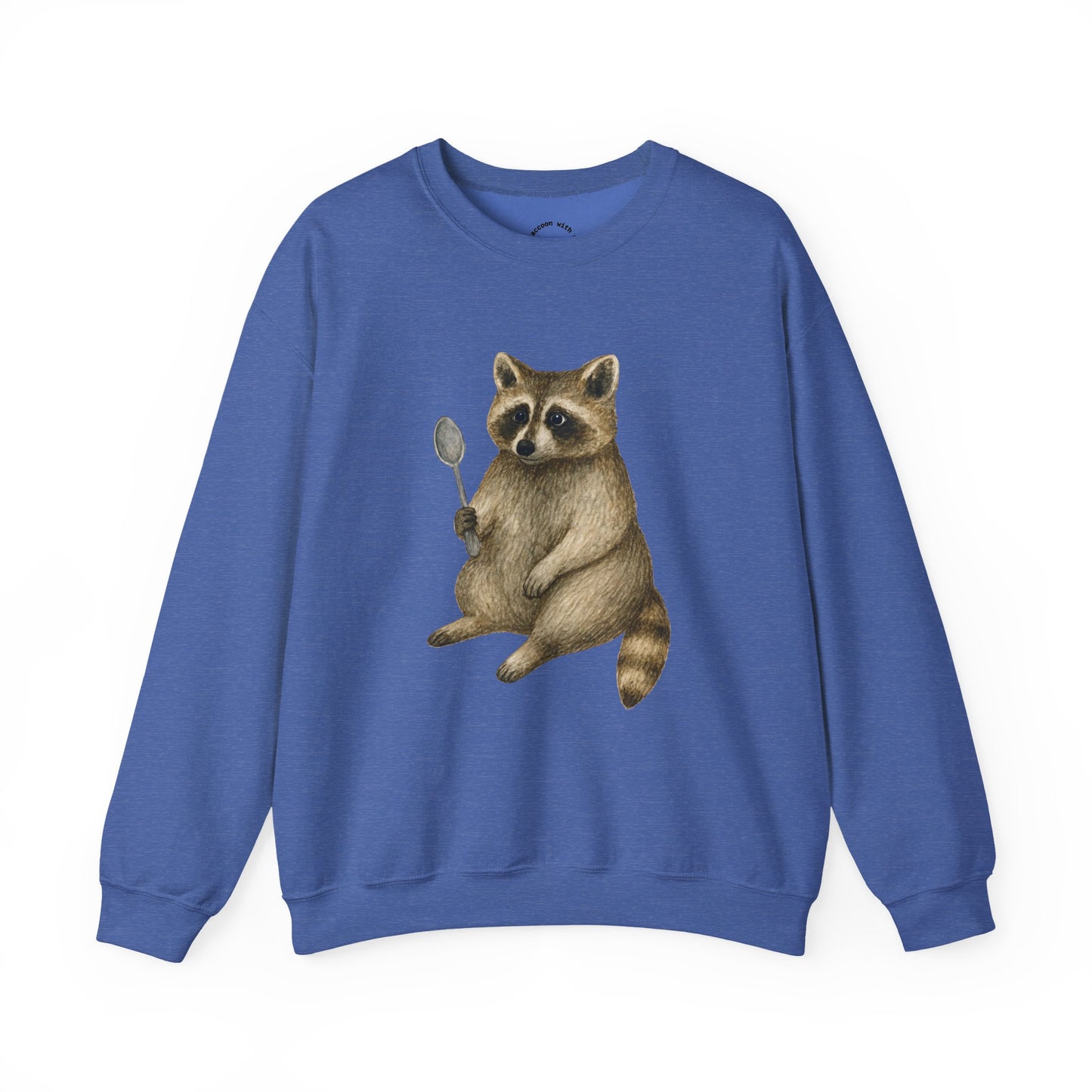 Raccoon with a Spoon RHYMES THYME Sweatshirt