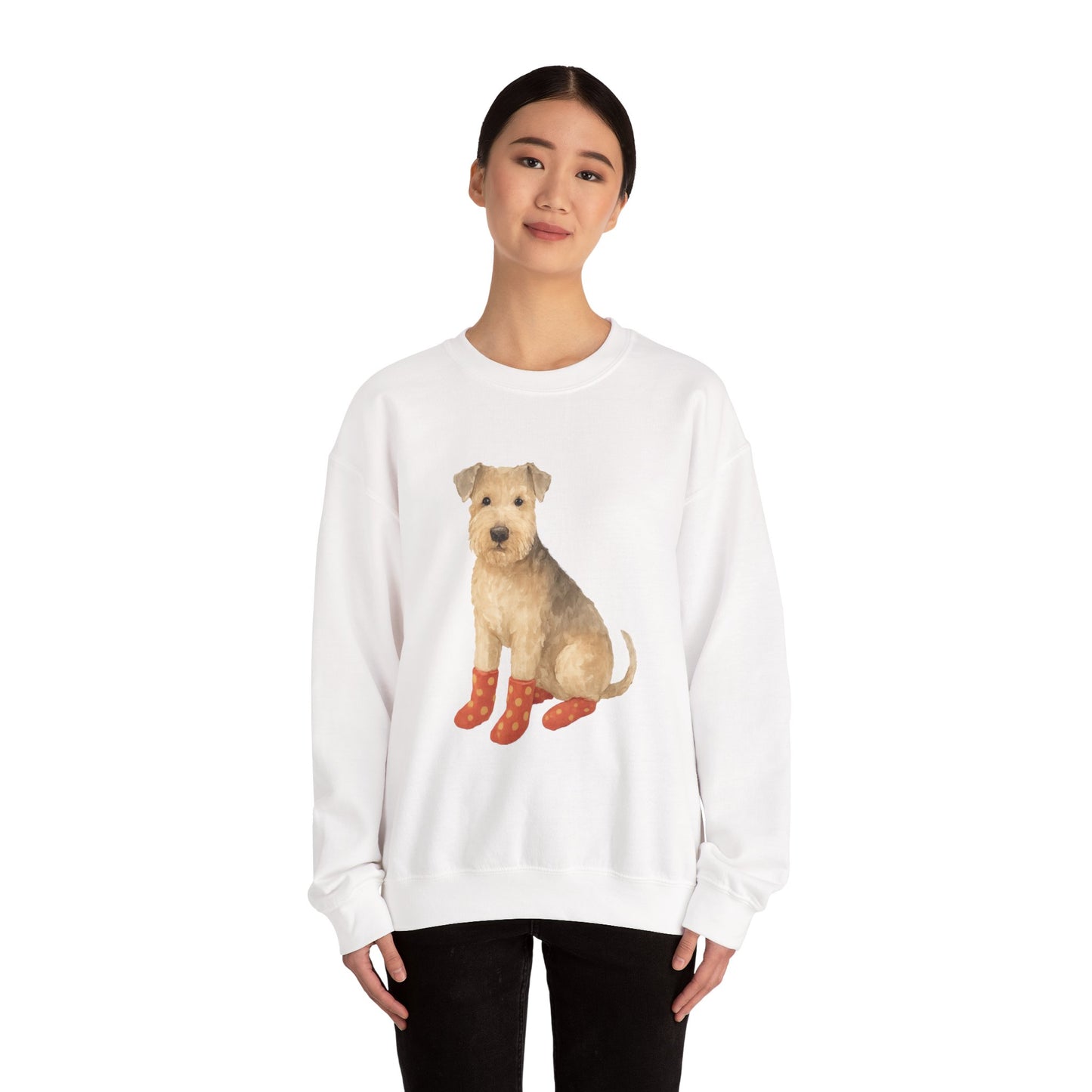 Wire Fox in Socks RHYMES THYME Sweatshirt