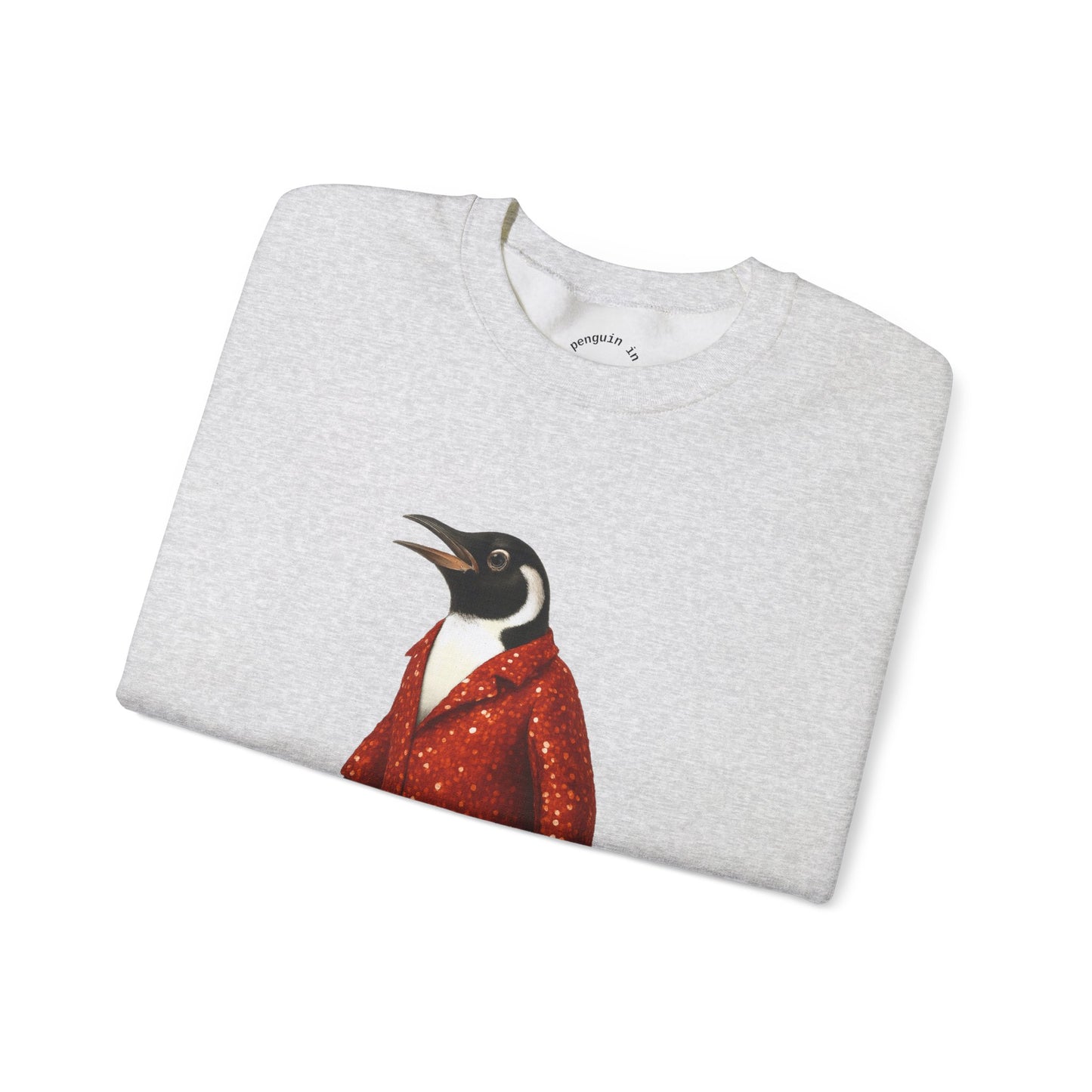 Penguin in Sequins RHYMES THYME Sweatshirt
