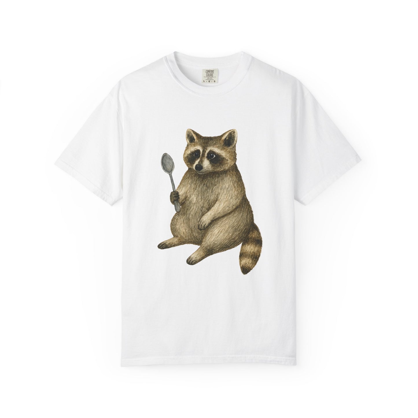 Raccoon with a Spoon RHYMES THYME CC T-Shirt
