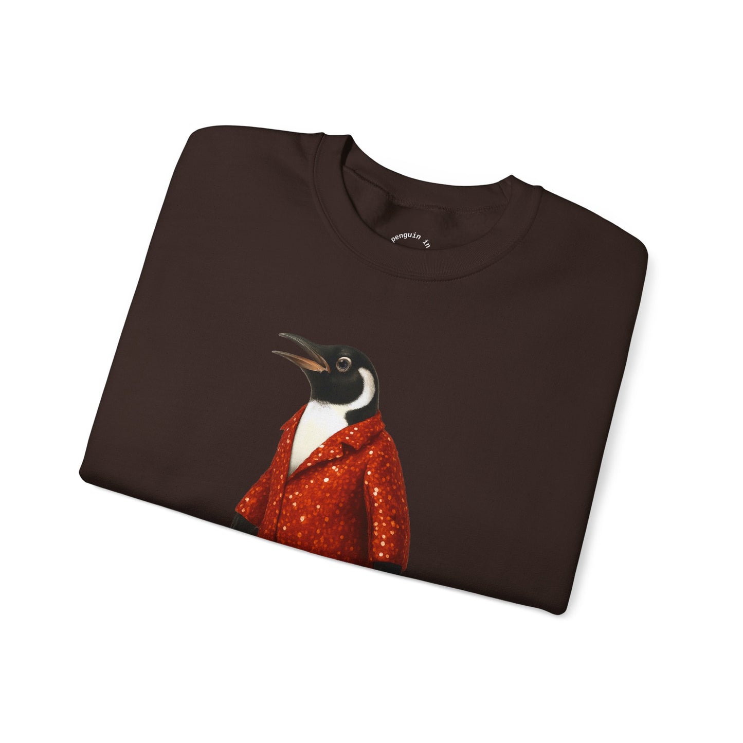 Penguin in Sequins RHYMES THYME Sweatshirt