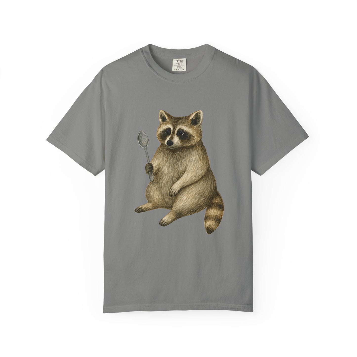 Raccoon with a Spoon RHYMES THYME CC T-Shirt
