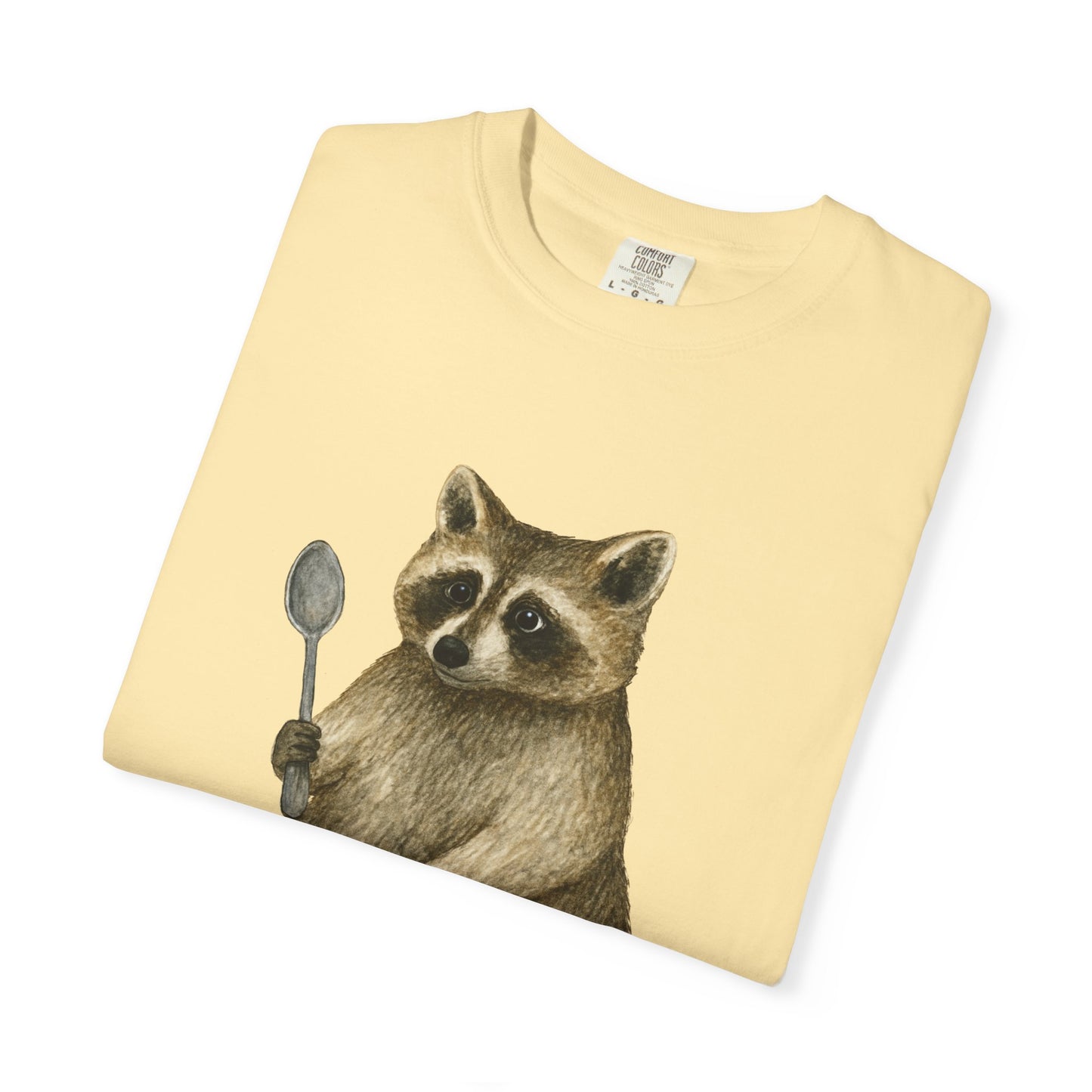 Raccoon with a Spoon RHYMES THYME CC T-Shirt