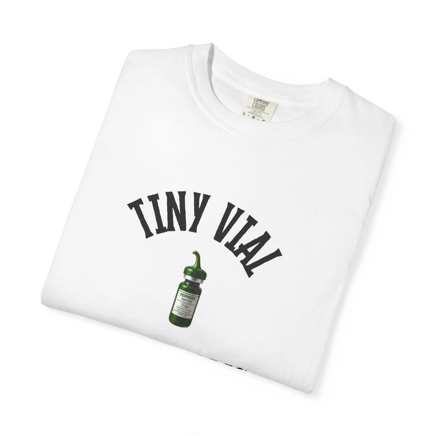 Tiny Vial, Big Dreams Peptides T-shirt