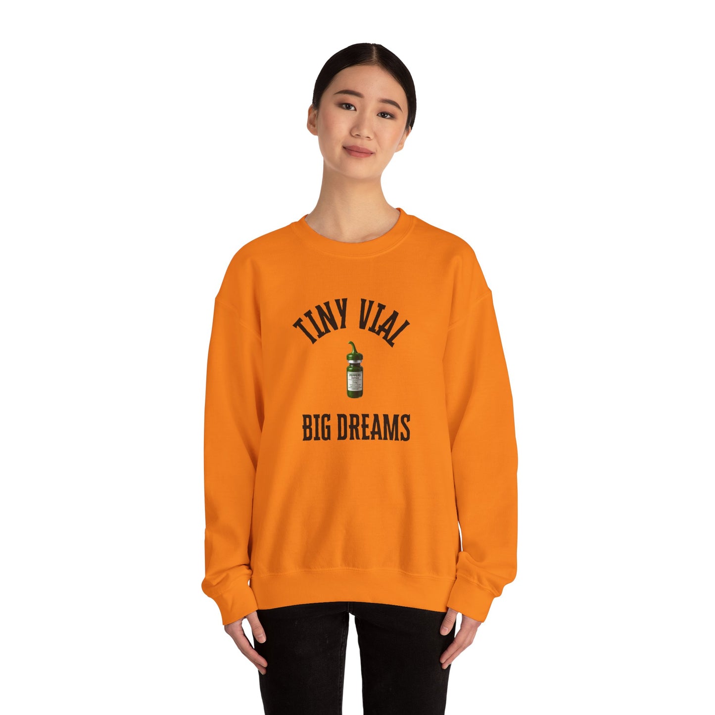 Tiny Vial, Big Dreams Crewneck Sweatshirt