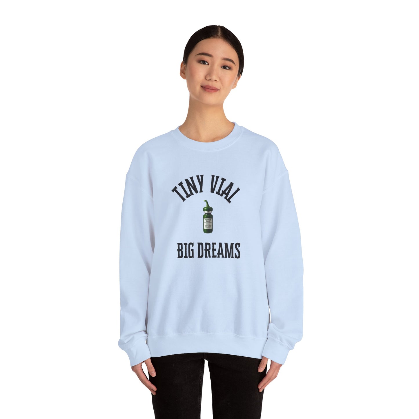 Tiny Vial, Big Dreams Crewneck Sweatshirt