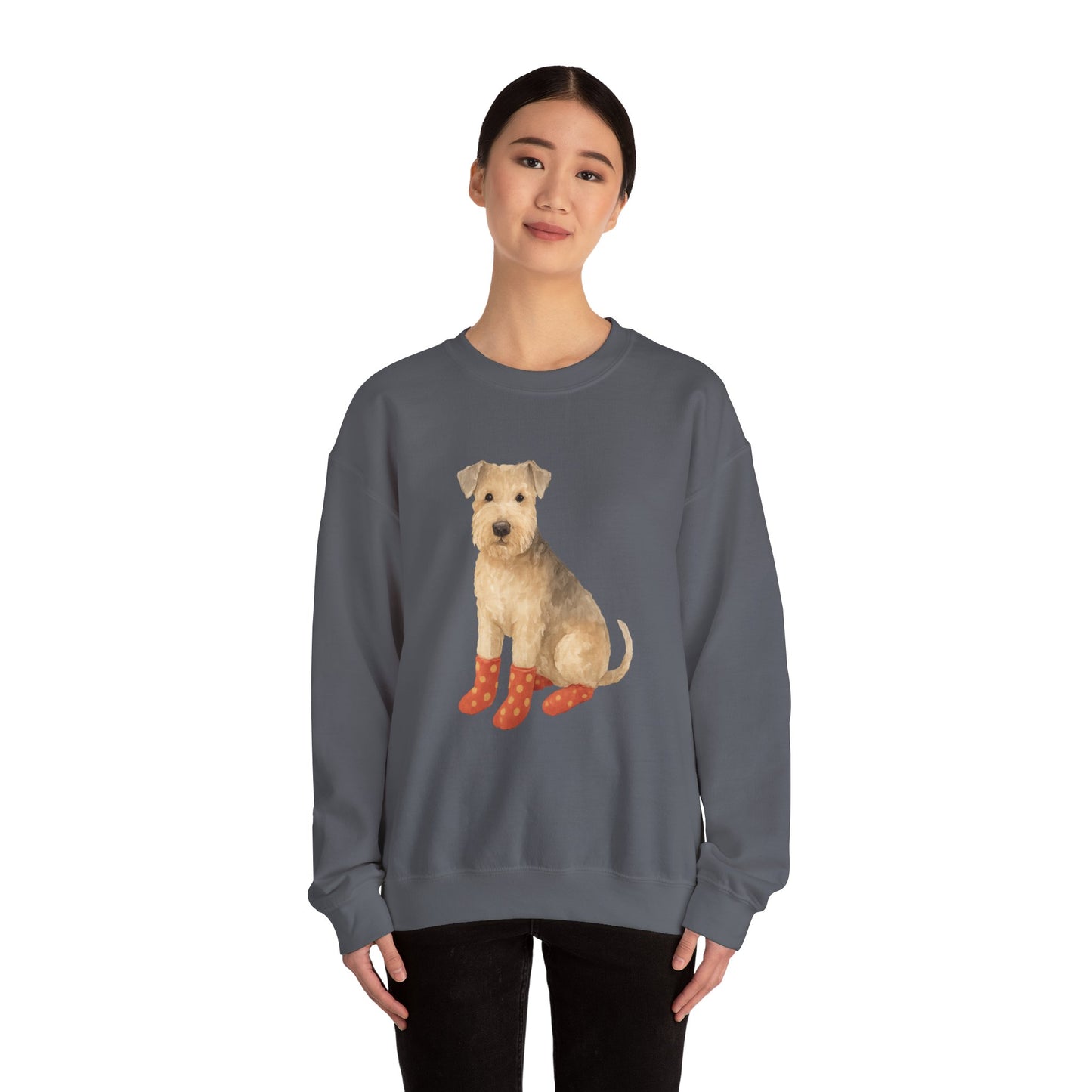 Wire Fox in Socks RHYMES THYME Sweatshirt
