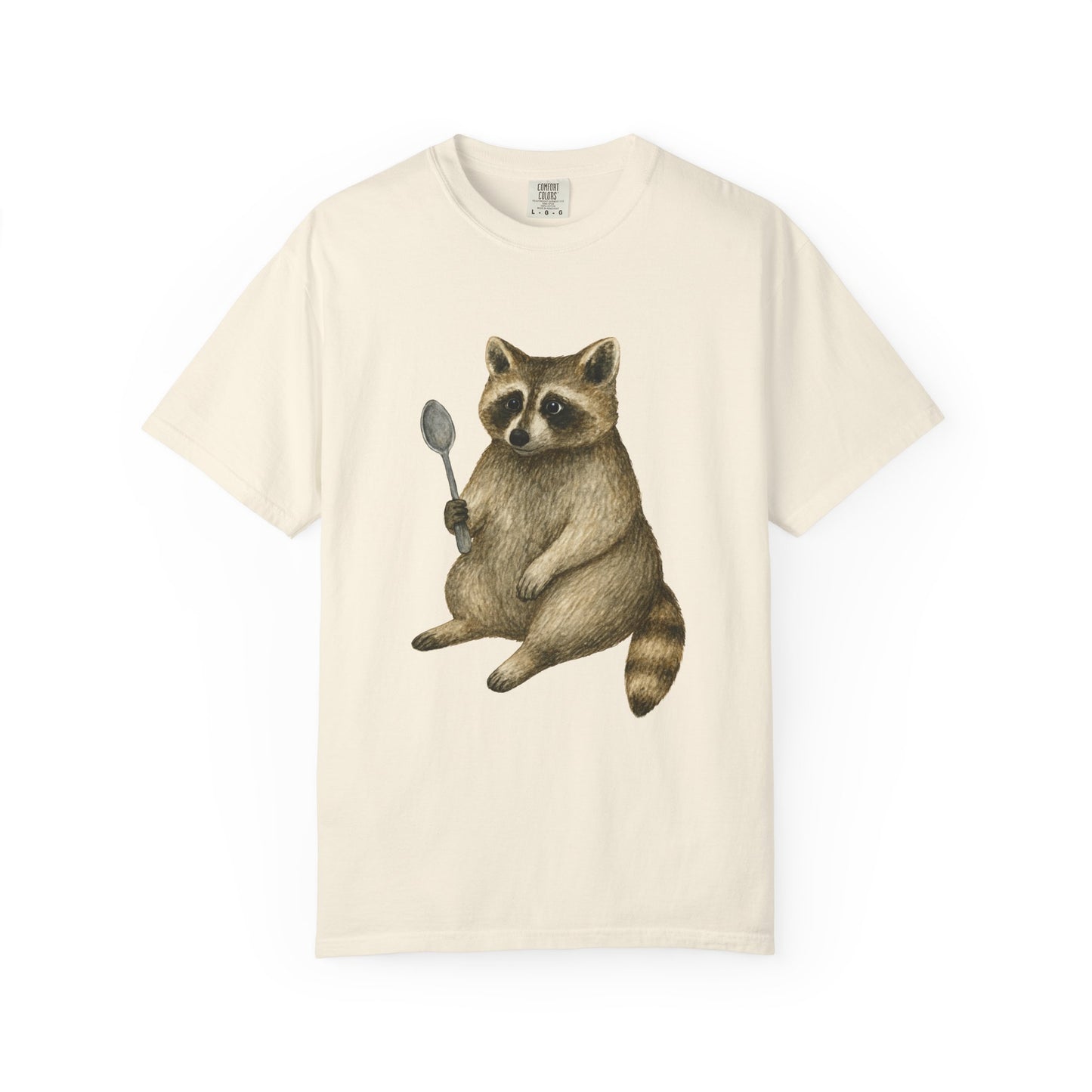 Raccoon with a Spoon RHYMES THYME CC T-Shirt