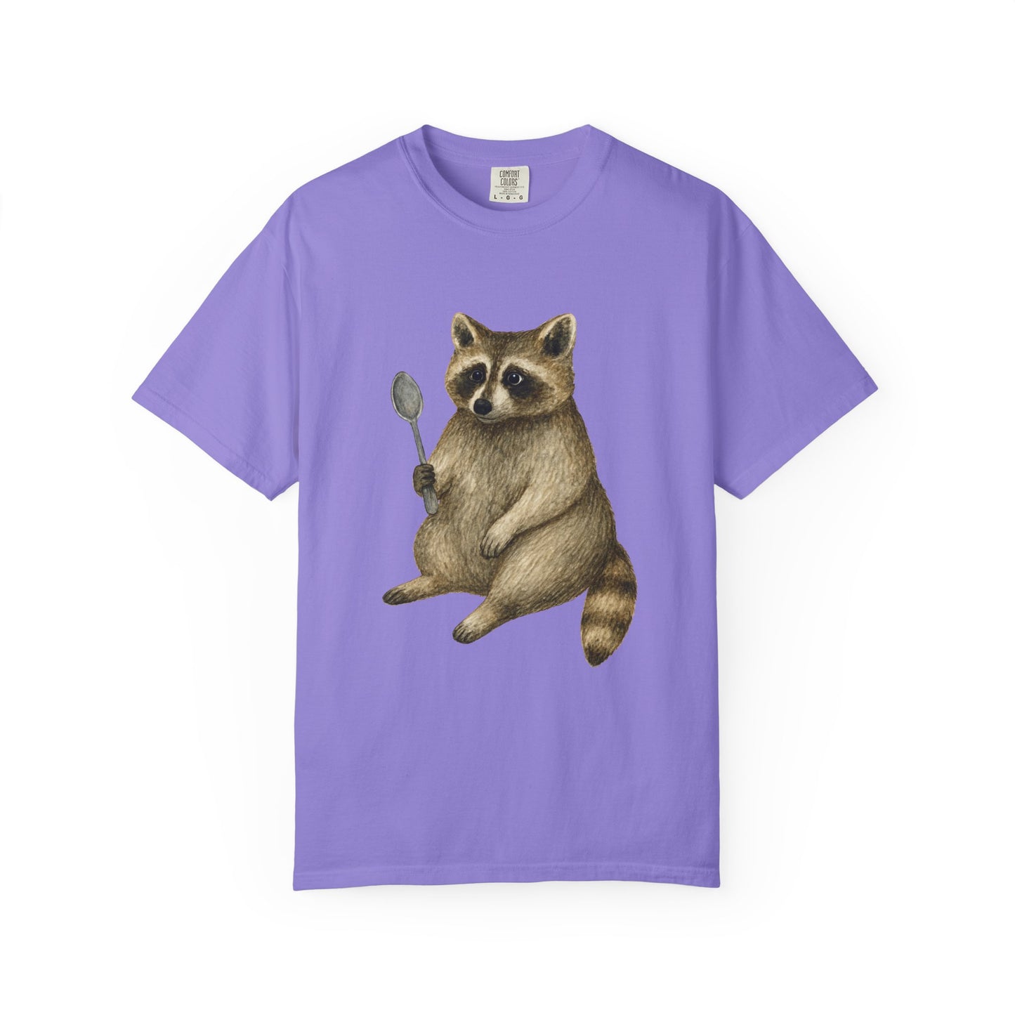 Raccoon with a Spoon RHYMES THYME CC T-Shirt