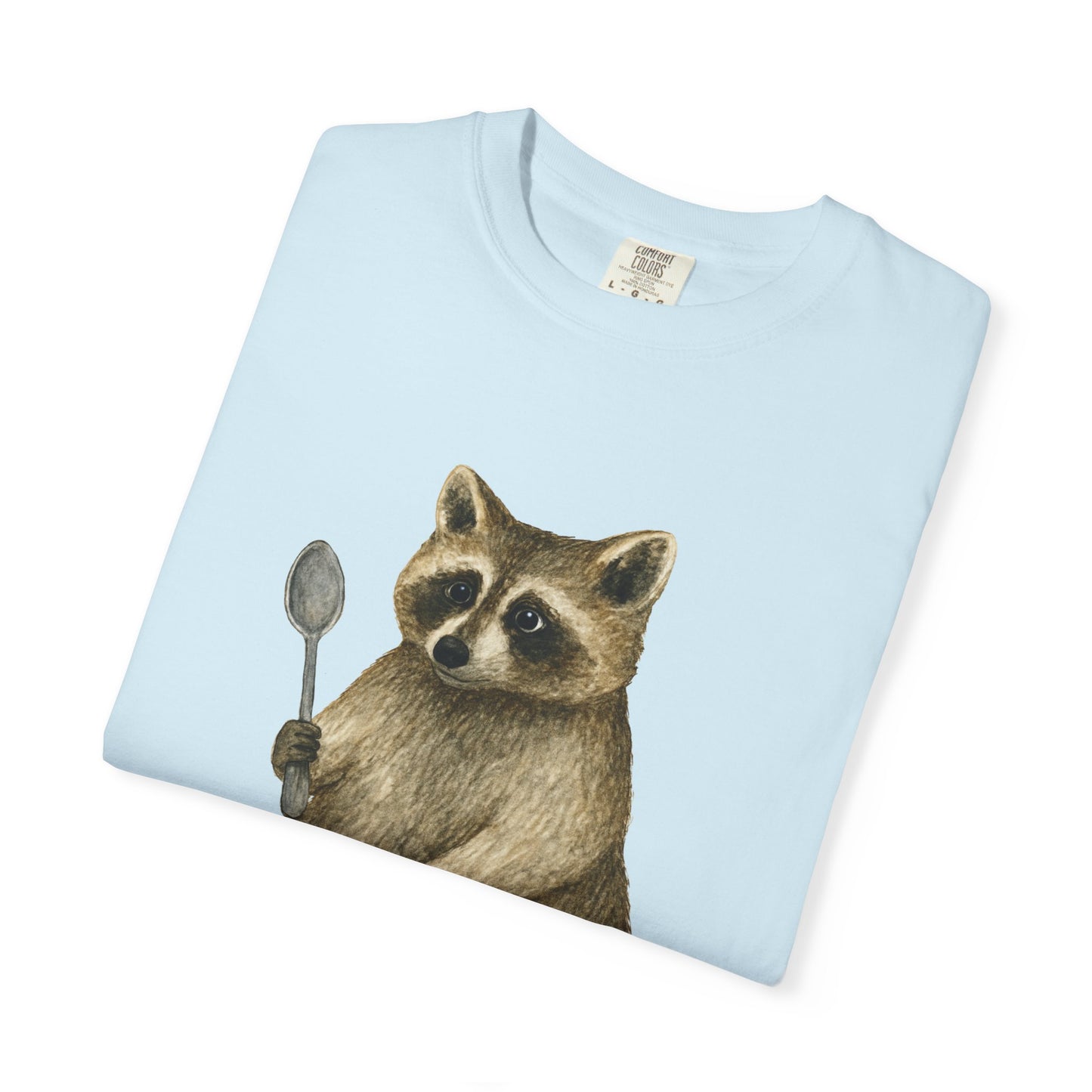 Raccoon with a Spoon RHYMES THYME CC T-Shirt