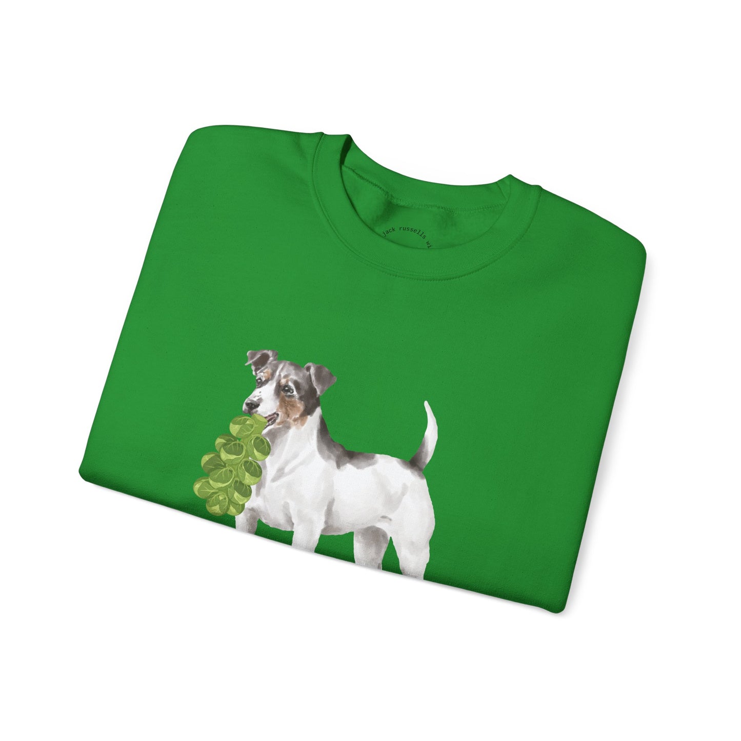 Jack Russell with Brussels RHYMES THYME Sweatshirt