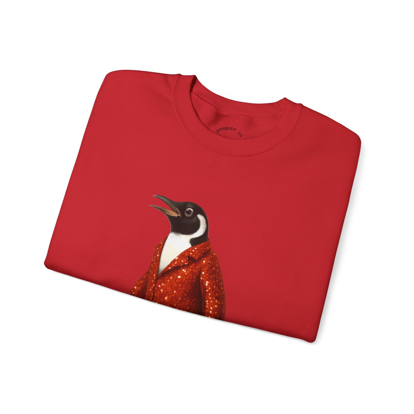 Penguin in Sequins RHYMES THYME Sweatshirt