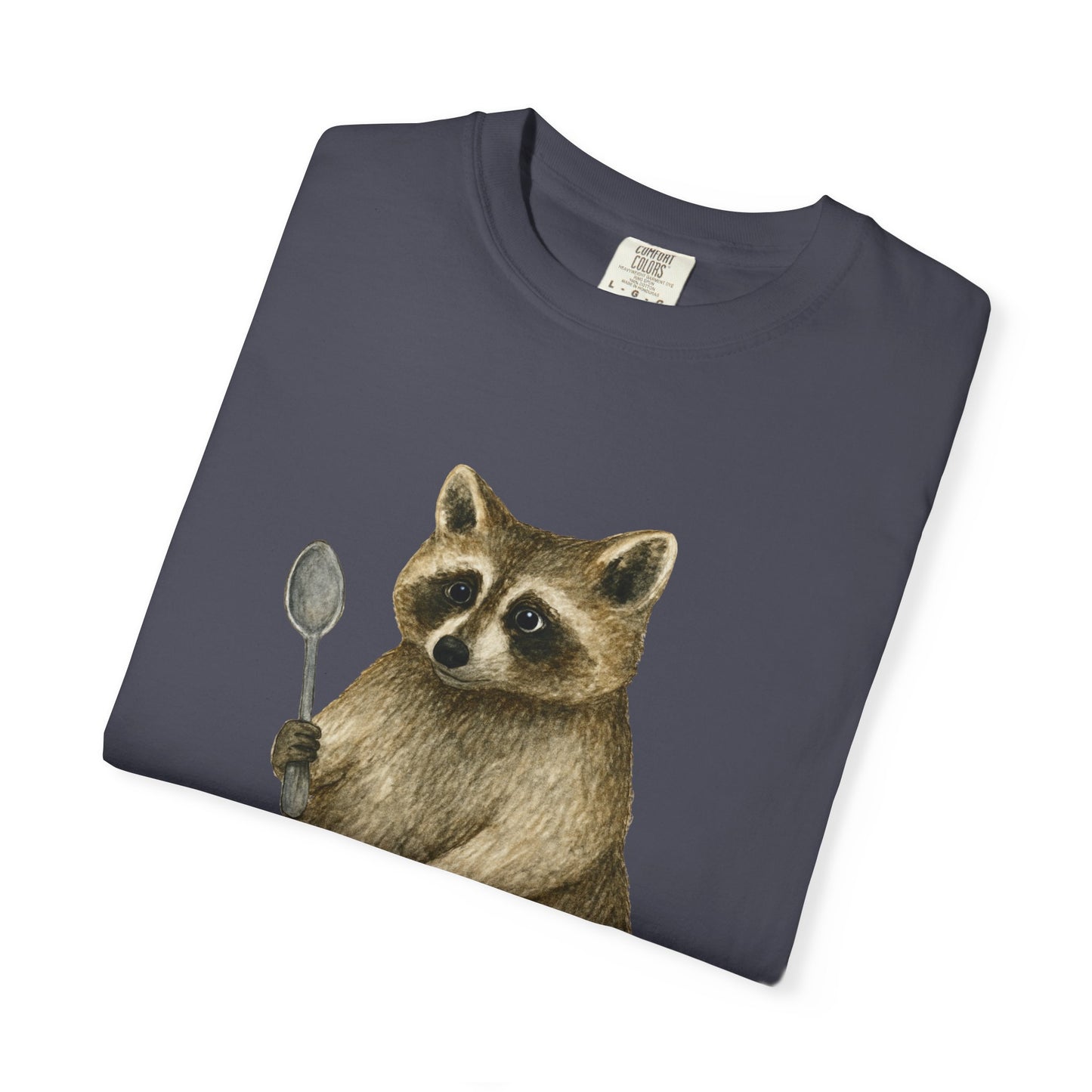 Raccoon with a Spoon RHYMES THYME CC T-Shirt