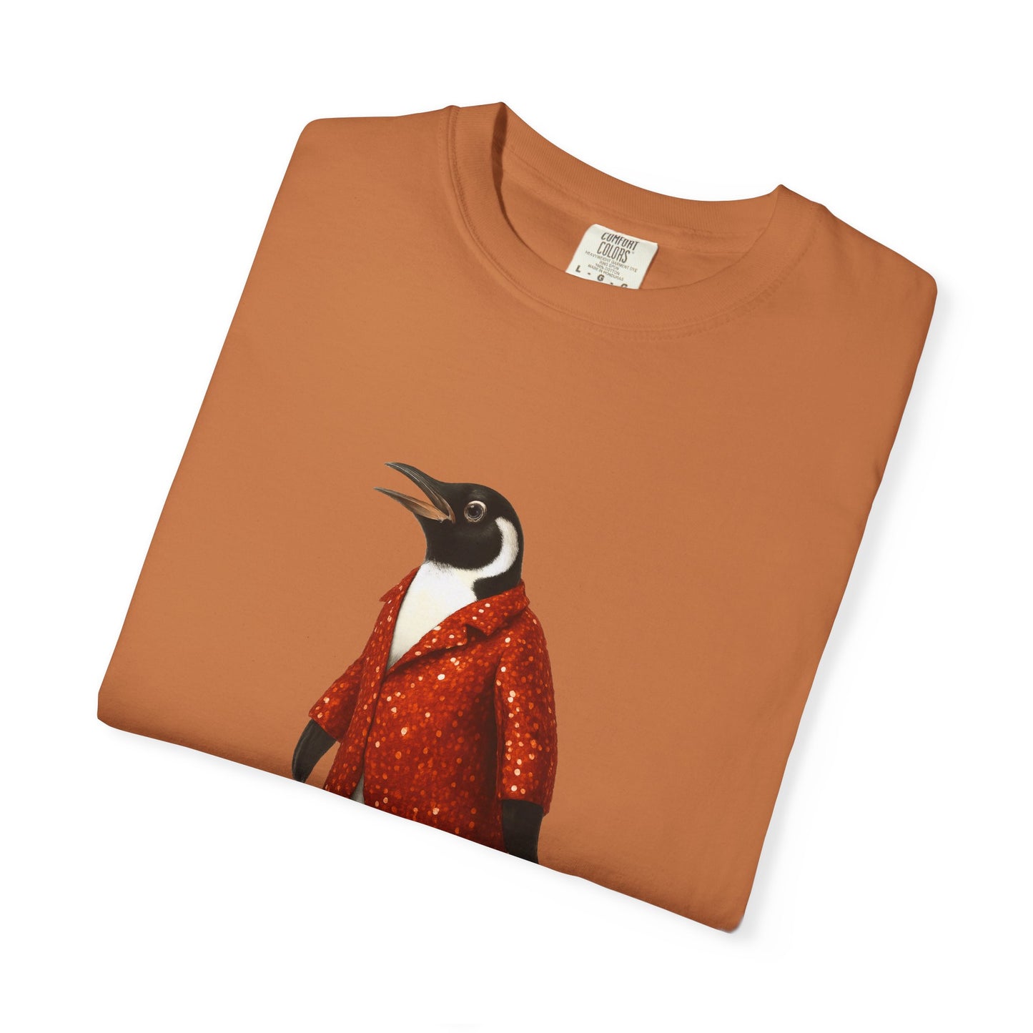Penguin in Sequins RHYMES THYME CC T-Shirt